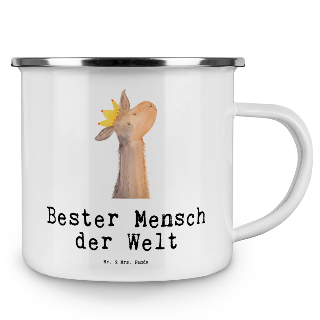 Camping Emaille Tasse Lama Bester Mensch der Welt Campingtasse, Trinkbecher, Metalltasse, Outdoor Tasse, Emaille Trinkbecher, Blechtasse Outdoor, Emaille Campingbecher, Edelstahl Trinkbecher, Metalltasse für Camping, Kaffee Blechtasse, Camping Tasse Metall, für, Dankeschön, Geschenk, Schenken, Geburtstag, Geburtstagsgeschenk, Geschenkidee, Danke, Bedanken, Mitbringsel, Freude machen, Geschenktipp, Lieblingsmensch, Liebling, Lieblings Mensch, tollster Mensch, Vorbild, Partner, Ehemann, Ehefrau, Liebe, Valentinstag