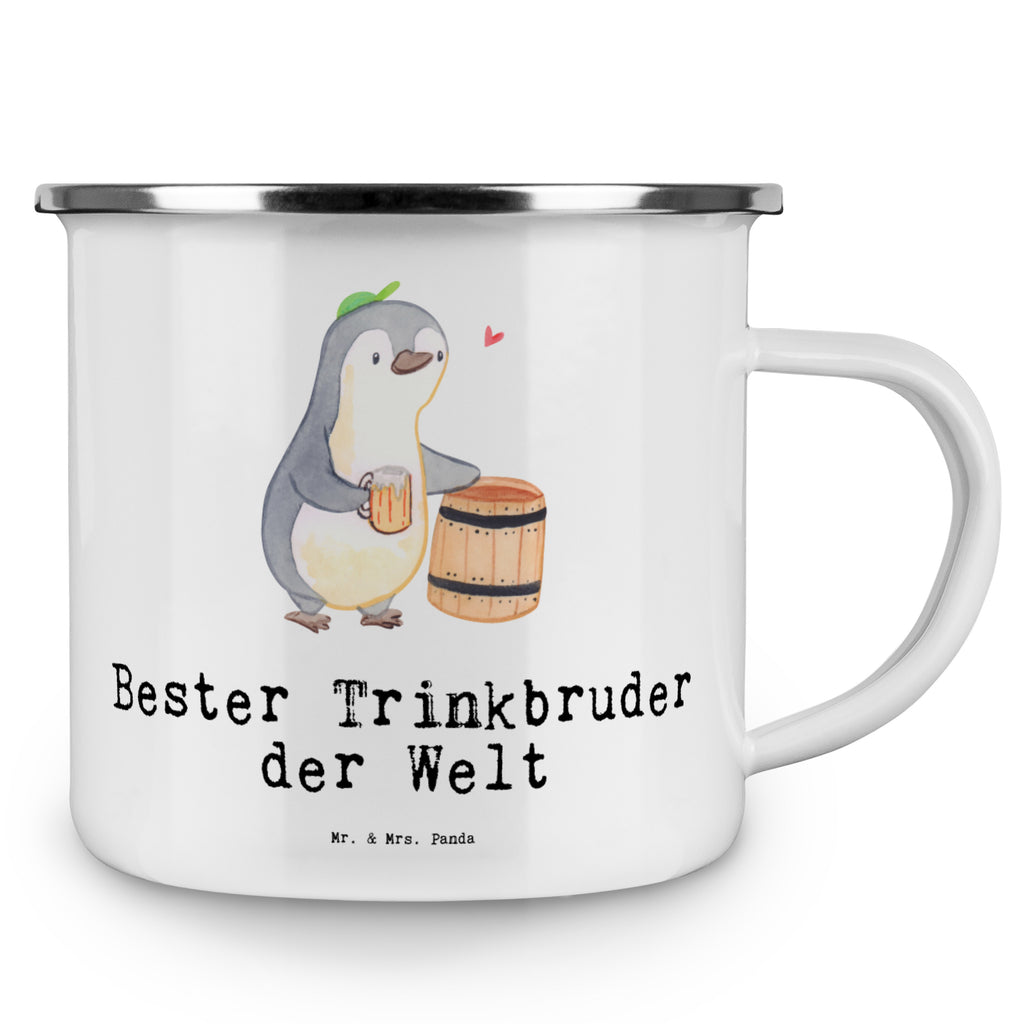 Camping Emaille Tasse Pinguin Bester Trinkbruder der Welt Campingtasse, Trinkbecher, Metalltasse, Outdoor Tasse, Emaille Trinkbecher, Blechtasse Outdoor, Emaille Campingbecher, Edelstahl Trinkbecher, Metalltasse für Camping, Kaffee Blechtasse, Camping Tasse Metall, für, Dankeschön, Geschenk, Schenken, Geburtstag, Geburtstagsgeschenk, Geschenkidee, Danke, Bedanken, Mitbringsel, Freude machen, Geschenktipp, Trinkbruder, Trinkkumpel, Kumpel, Saufkumpane, Kumpane, Trinken, Party, Kleinigkeit