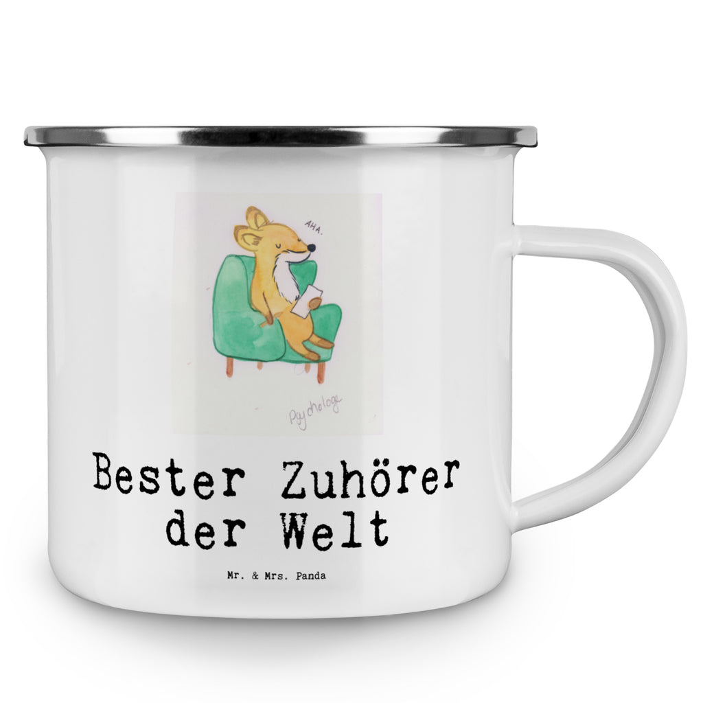 Camping Emaille Tasse Fuchs Bester Zuhörer der Welt Campingtasse, Trinkbecher, Metalltasse, Outdoor Tasse, Emaille Trinkbecher, Blechtasse Outdoor, Emaille Campingbecher, Edelstahl Trinkbecher, Metalltasse für Camping, Kaffee Blechtasse, Camping Tasse Metall, für, Dankeschön, Geschenk, Schenken, Geburtstag, Geburtstagsgeschenk, Geschenkidee, Danke, Bedanken, Mitbringsel, Freude machen, Geschenktipp, Zuhörer, Freund, Freundin, offenes Ohr, Hilfsbereit, Hilfe