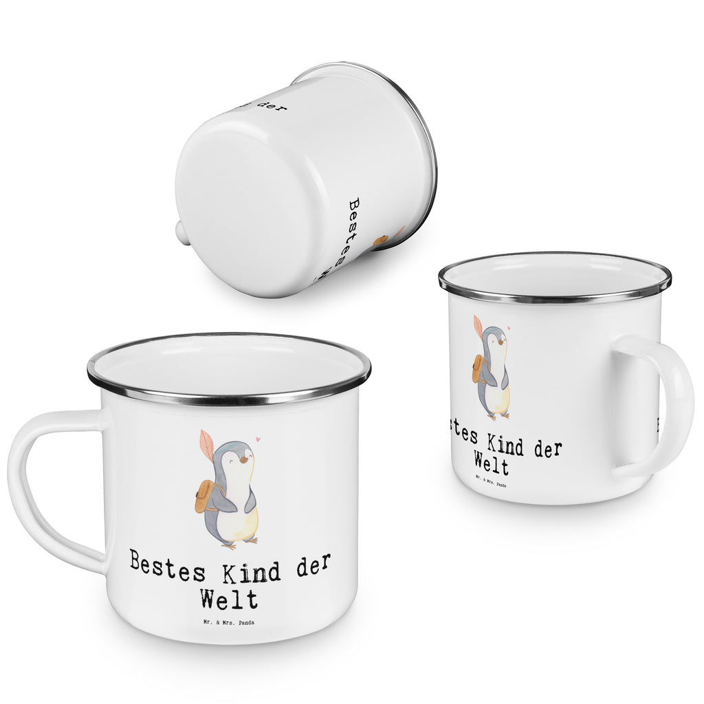 Camping Emaille Tasse Pinguin Bestes Kind der Welt Campingtasse, Trinkbecher, Metalltasse, Outdoor Tasse, Emaille Trinkbecher, Blechtasse Outdoor, Emaille Campingbecher, Edelstahl Trinkbecher, Metalltasse für Camping, Kaffee Blechtasse, Camping Tasse Metall, für, Dankeschön, Geschenk, Schenken, Geburtstag, Geburtstagsgeschenk, Geschenkidee, Danke, Bedanken, Mitbringsel, Freude machen, Geschenktipp, Kinder, Kind, Kid, Kids, Kiddy, Bestes, Tochter, Sohn, Nachwuchs, Geburt, Liebling, Taufe