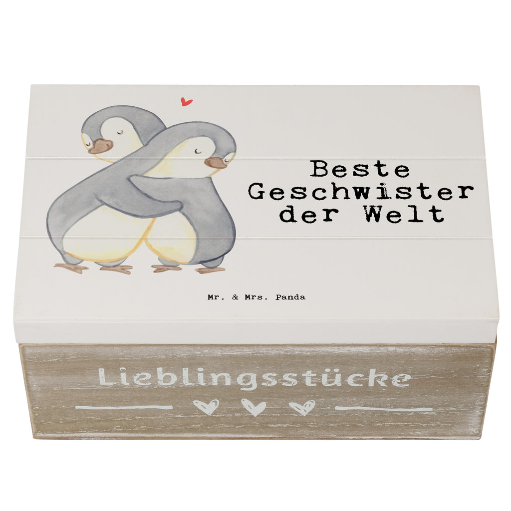 Holzkiste Pinguin Beste Geschwister der Welt Geschwister, Geschwisterchen, Bruder, Schwester, Schwestern, Brüder, Familie, Nachwuchs, Geburtstagsgeschenk, Geburtstag,  Holzkiste, Kiste, Schatzkiste, Truhe, Schatulle, XXL,  Erinnerungsbox, Erinnerungskiste, Dekokiste, Aufbewahrungsbox  für, Dankeschön, Geschenk, Schenken, Geburtstag, Geburtstagsgeschenk, Geschenkidee, Danke, Bedanken, Mitbringsel, Freude machen, Geschenktipp