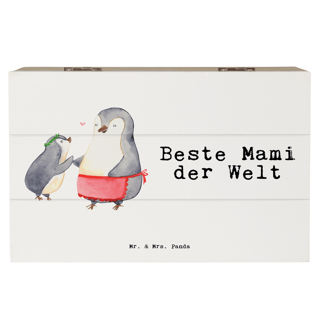 Holzkiste Pinguin Beste Mami der Welt Mama, Mami, Mutter, Muttertag, Mutti, Ma, Tochter, Sohn, Dankeschön, Danke, Beste Mama, Beste, Supermama Holzkiste, Kiste, Schatzkiste, Truhe, Schatulle, XXL,  Erinnerungsbox, Erinnerungskiste, Dekokiste, Aufbewahrungsbox  für, Dankeschön, Geschenk, Schenken, Geburtstag, Geburtstagsgeschenk, Geschenkidee, Danke, Bedanken, Mitbringsel, Freude machen, Geschenktipp