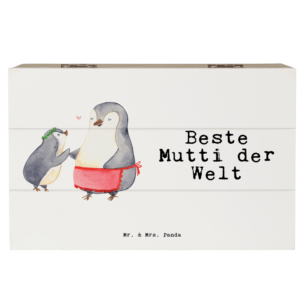 Holzkiste Pinguin Beste Mutti der Welt Mama, Mami, Mutter, Muttertag, Mutti, Ma, Tochter, Sohn, Dankeschön, Danke, Beste Mama, Beste, Supermama Holzkiste, Kiste, Schatzkiste, Truhe, Schatulle, XXL,  Erinnerungsbox, Erinnerungskiste, Dekokiste, Aufbewahrungsbox  für, Dankeschön, Geschenk, Schenken, Geburtstag, Geburtstagsgeschenk, Geschenkidee, Danke, Bedanken, Mitbringsel, Freude machen, Geschenktipp