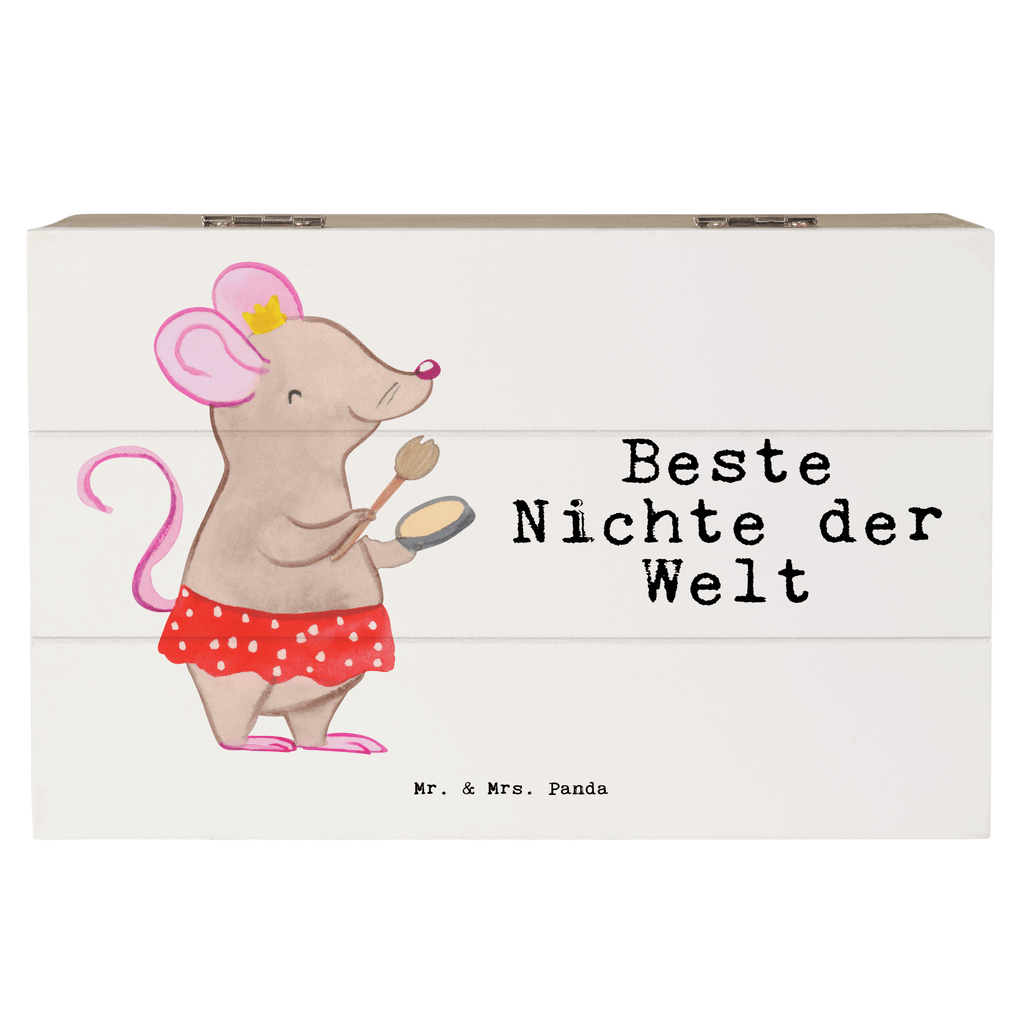 Holzkiste Maus Beste Nichte der Welt Nichte, Onkel, Tante, Patentante, Patenonkel, Patenkind, Taufe, Tochter der Schwester, Tochter des Bruders, Beste Holzkiste, Kiste, Schatzkiste, Truhe, Schatulle, XXL,  Erinnerungsbox, Erinnerungskiste, Dekokiste, Aufbewahrungsbox  für, Dankeschön, Geschenk, Schenken, Geburtstag, Geburtstagsgeschenk, Geschenkidee, Danke, Bedanken, Mitbringsel, Freude machen, Geschenktipp