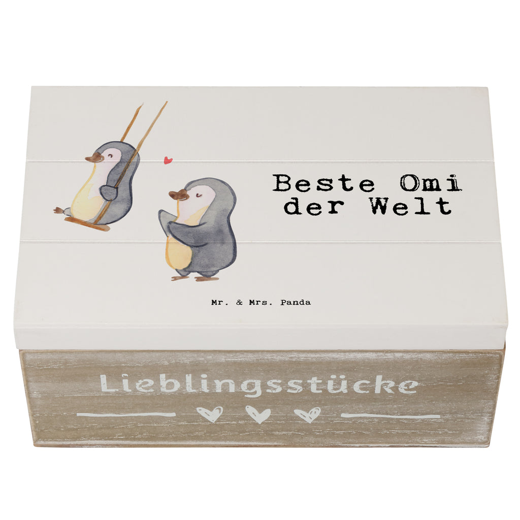 Holzkiste Pinguin Beste Omi der Welt Großmutter, Oma, Omi, Großpapa, Großmama, Enkel, Enkelin, Enkelkind, Geschenk, Geburtstag, Kleinigkeit, Ommi, Omma, Bester, Mitbringsel Holzkiste, Kiste, Schatzkiste, Truhe, Schatulle, XXL,  Erinnerungsbox, Erinnerungskiste, Dekokiste, Aufbewahrungsbox  für, Dankeschön, Geschenk, Schenken, Geburtstag, Geburtstagsgeschenk, Geschenkidee, Danke, Bedanken, Mitbringsel, Freude machen, Geschenktipp