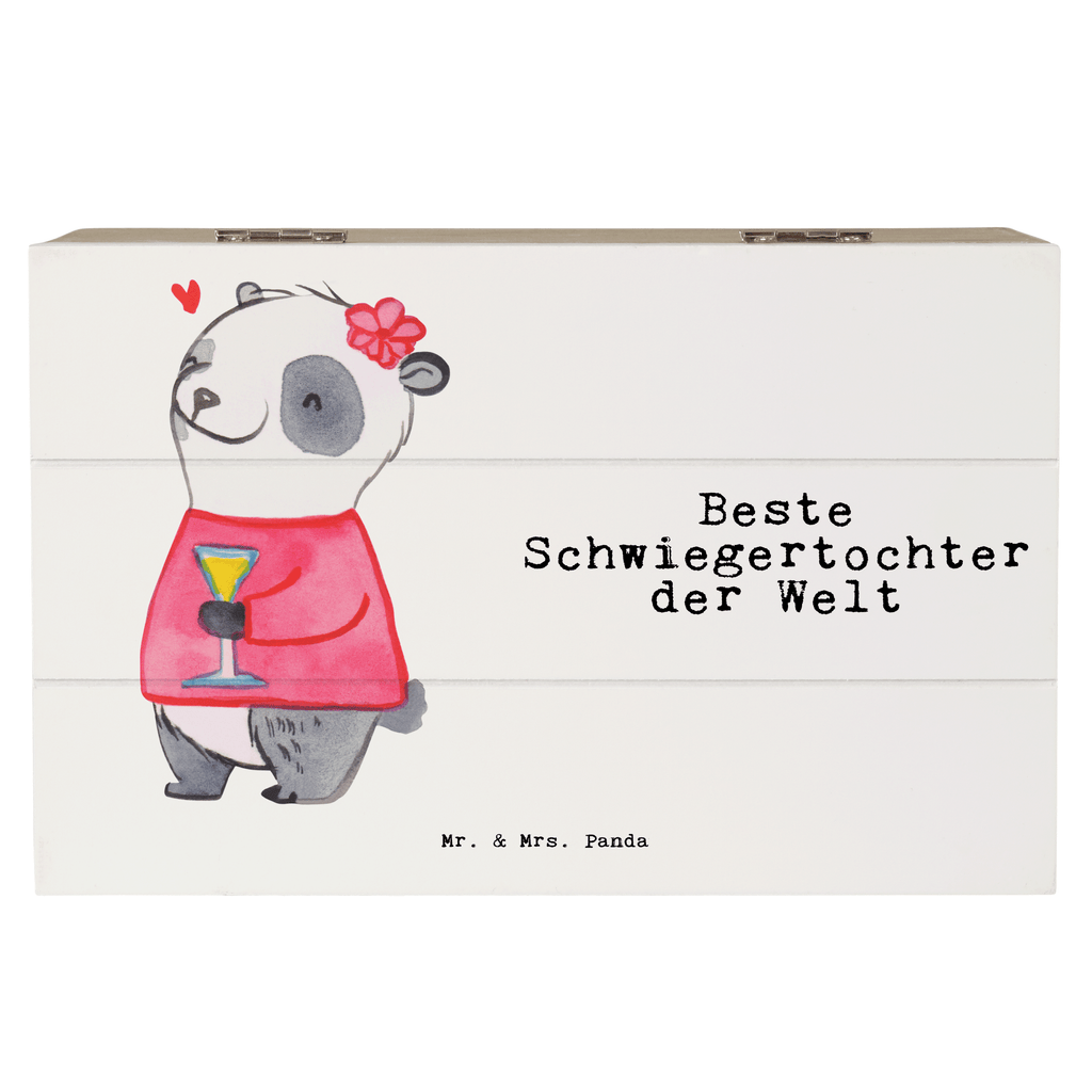 Holzkiste Panda Beste Schwiegertochter der Welt Schwiegertochter, Tochter, Ehefrau des Sohns, Frau, angeheiratet, Hochzeit, Dankeschön Holzkiste, Kiste, Schatzkiste, Truhe, Schatulle, XXL,  Erinnerungsbox, Erinnerungskiste, Dekokiste, Aufbewahrungsbox  für, Dankeschön, Geschenk, Schenken, Geburtstag, Geburtstagsgeschenk, Geschenkidee, Danke, Bedanken, Mitbringsel, Freude machen, Geschenktipp