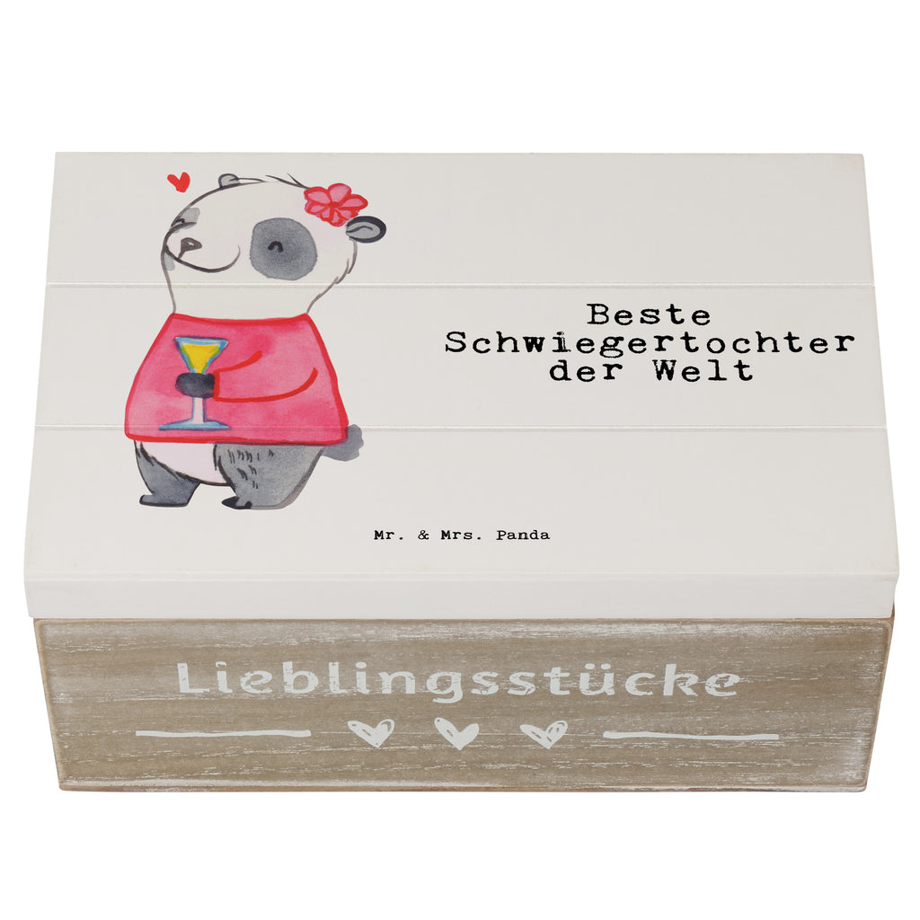 Holzkiste Panda Beste Schwiegertochter der Welt Schwiegertochter, Tochter, Ehefrau des Sohns, Frau, angeheiratet, Hochzeit, Dankeschön Holzkiste, Kiste, Schatzkiste, Truhe, Schatulle, XXL,  Erinnerungsbox, Erinnerungskiste, Dekokiste, Aufbewahrungsbox  für, Dankeschön, Geschenk, Schenken, Geburtstag, Geburtstagsgeschenk, Geschenkidee, Danke, Bedanken, Mitbringsel, Freude machen, Geschenktipp