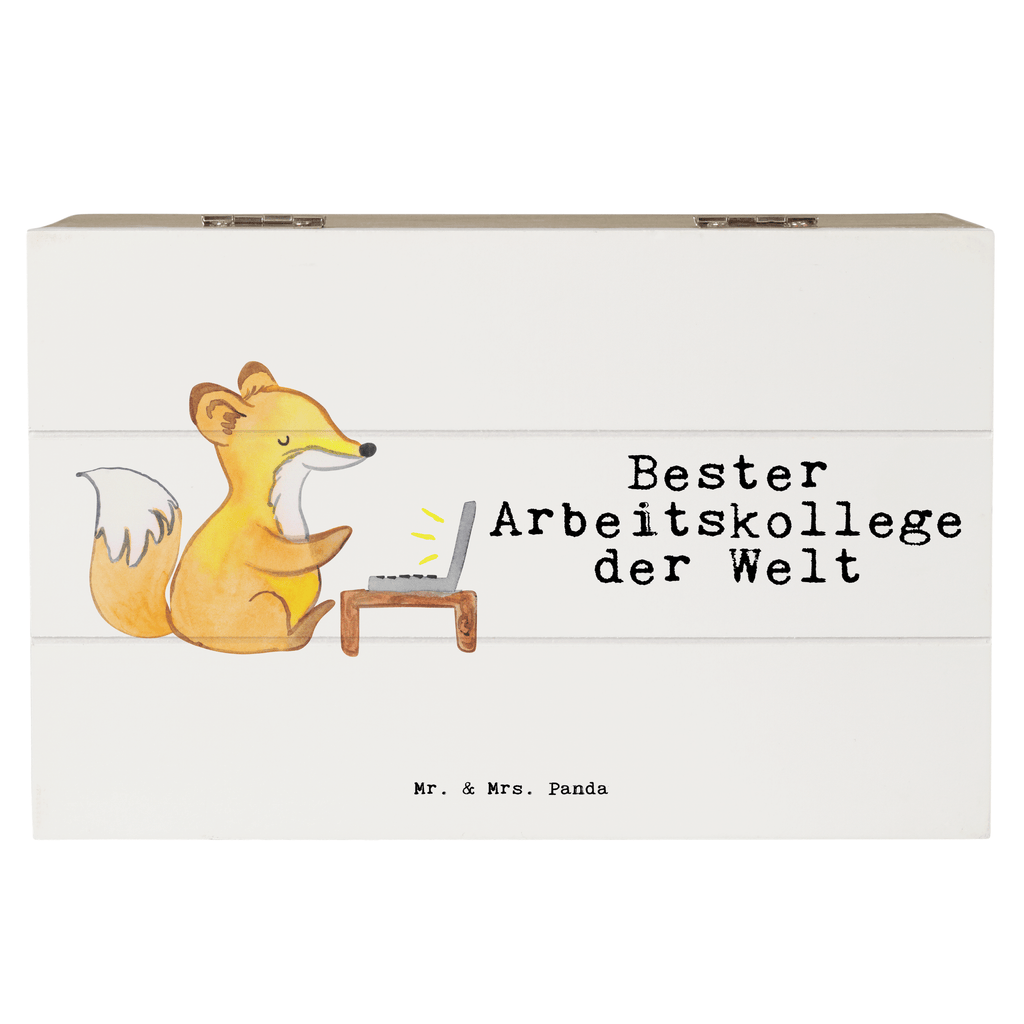 Holzkiste Fuchs Bester Arbeitskollege der Welt Arbeitskollege, Kollege, Büro, Abschiedsgeschenk, Ruhestand, Arbeit, Mitarbeiter, Berufsgenosse, Beruf, Dankeschön Holzkiste, Kiste, Schatzkiste, Truhe, Schatulle, XXL,  Erinnerungsbox, Erinnerungskiste, Dekokiste, Aufbewahrungsbox  für, Dankeschön, Geschenk, Schenken, Geburtstag, Geburtstagsgeschenk, Geschenkidee, Danke, Bedanken, Mitbringsel, Freude machen, Geschenktipp