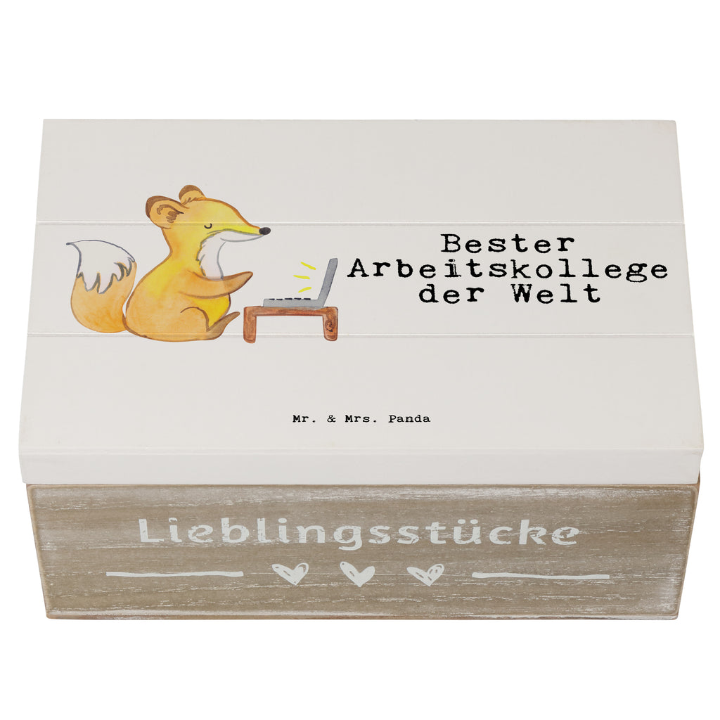 Holzkiste Fuchs Bester Arbeitskollege der Welt Arbeitskollege, Kollege, Büro, Abschiedsgeschenk, Ruhestand, Arbeit, Mitarbeiter, Berufsgenosse, Beruf, Dankeschön Holzkiste, Kiste, Schatzkiste, Truhe, Schatulle, XXL,  Erinnerungsbox, Erinnerungskiste, Dekokiste, Aufbewahrungsbox  für, Dankeschön, Geschenk, Schenken, Geburtstag, Geburtstagsgeschenk, Geschenkidee, Danke, Bedanken, Mitbringsel, Freude machen, Geschenktipp