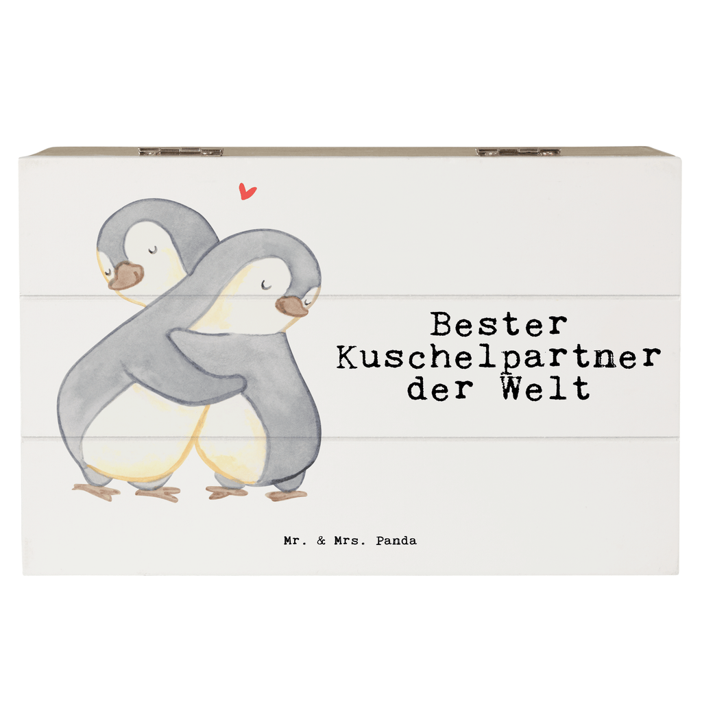 Holzkiste Pinguin Bester Kuschelpartner der Welt Kuschelpartner, Lebenspartner, Ehepartner, Partner, Ehemann, Ehefrau, Kuscheln, Netflix, Bett, Liebe, Freund, Freundin, Hochzeitstag, verliebt Holzkiste, Kiste, Schatzkiste, Truhe, Schatulle, XXL,  Erinnerungsbox, Erinnerungskiste, Dekokiste, Aufbewahrungsbox  für, Dankeschön, Geschenk, Schenken, Geburtstag, Geburtstagsgeschenk, Geschenkidee, Danke, Bedanken, Mitbringsel, Freude machen, Geschenktipp