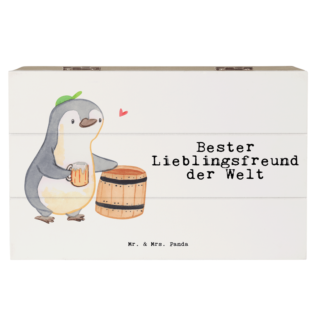 Holzkiste Pinguin Bester Lieblingsfreund der Welt Lieblingsfreund, Freund, Partner, Lieblingsmensch, Lieblings Mensch, Liebling, Partner, Bae, bester Freund, Liebe, Herz, Love Holzkiste, Kiste, Schatzkiste, Truhe, Schatulle, XXL,  Erinnerungsbox, Erinnerungskiste, Dekokiste, Aufbewahrungsbox  für, Dankeschön, Geschenk, Schenken, Geburtstag, Geburtstagsgeschenk, Geschenkidee, Danke, Bedanken, Mitbringsel, Freude machen, Geschenktipp