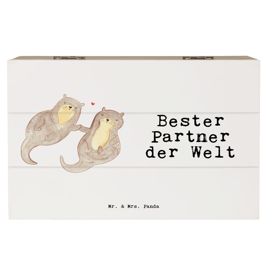 Holzkiste Otter Bester Partner der Welt Partner, Ehepartner, Mann, Frau, Ehefrau, Ehemann. Freundin, Freund, Lebensgefährte, Paar, Liebe  Holzkiste, Kiste, Schatzkiste, Truhe, Schatulle, XXL,  Erinnerungsbox, Erinnerungskiste, Dekokiste, Aufbewahrungsbox  für, Dankeschön, Geschenk, Schenken, Geburtstag, Geburtstagsgeschenk, Geschenkidee, Danke, Bedanken, Mitbringsel, Freude machen, Geschenktipp
