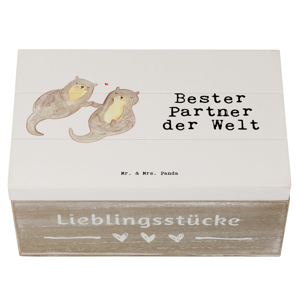 Holzkiste Otter Bester Partner der Welt Partner, Ehepartner, Mann, Frau, Ehefrau, Ehemann. Freundin, Freund, Lebensgefährte, Paar, Liebe  Holzkiste, Kiste, Schatzkiste, Truhe, Schatulle, XXL,  Erinnerungsbox, Erinnerungskiste, Dekokiste, Aufbewahrungsbox  für, Dankeschön, Geschenk, Schenken, Geburtstag, Geburtstagsgeschenk, Geschenkidee, Danke, Bedanken, Mitbringsel, Freude machen, Geschenktipp