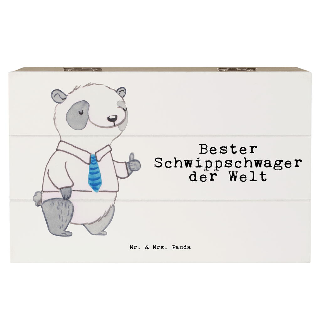 Holzkiste Panda Bester Schwippschwager der Welt Holzkiste, Kiste, Schatzkiste, Truhe, Schatulle, XXL, Erinnerungsbox, Erinnerungskiste, Dekokiste, Aufbewahrungsbox, für, Dankeschön, Geschenk, Schenken, Geburtstag, Geburtstagsgeschenk, Geschenkidee, Danke, Bedanken, Mitbringsel, Freude machen, Geschenktipp, Schwippschwager, Schwibschwager, Schwipschwager, Schwager, Schwager des Ehepartners, Familie, Verwandtschaft, angeheiratet