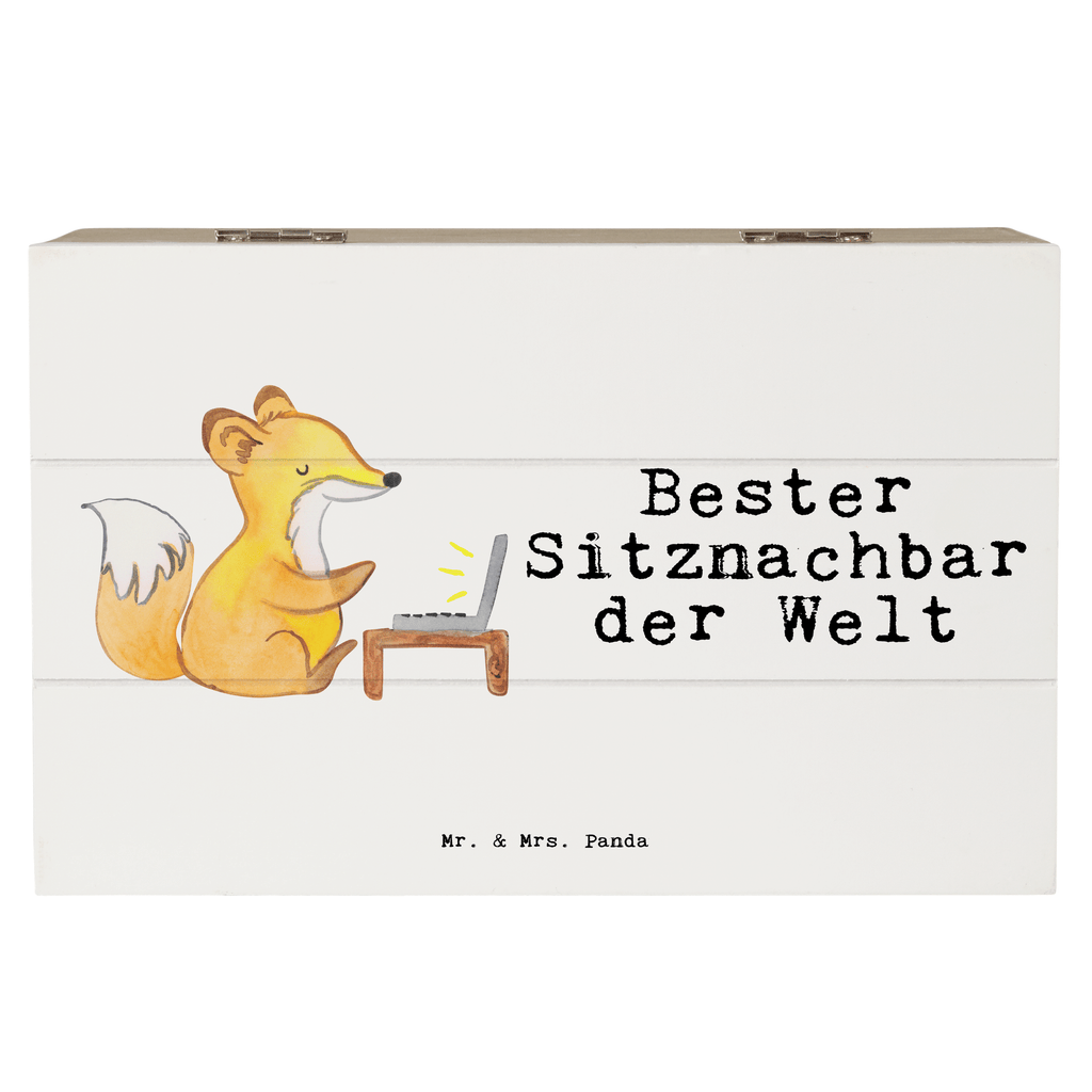 Holzkiste Fuchs Bester Sitznachbar der Welt Sitznachbar, Stuhlnachbar, Nachbar, Uni, Universität, Seminar, Kommilitone, Tischnachbar, Schule, Mitschüler, Mitstudent, Hochschule Holzkiste, Kiste, Schatzkiste, Truhe, Schatulle, XXL,  Erinnerungsbox, Erinnerungskiste, Dekokiste, Aufbewahrungsbox  für, Dankeschön, Geschenk, Schenken, Geburtstag, Geburtstagsgeschenk, Geschenkidee, Danke, Bedanken, Mitbringsel, Freude machen, Geschenktipp
