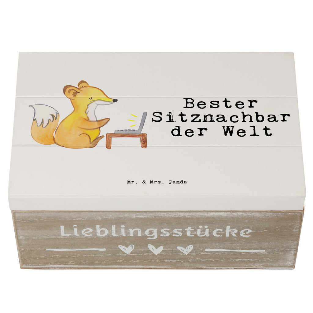 Holzkiste Fuchs Bester Sitznachbar der Welt Sitznachbar, Stuhlnachbar, Nachbar, Uni, Universität, Seminar, Kommilitone, Tischnachbar, Schule, Mitschüler, Mitstudent, Hochschule Holzkiste, Kiste, Schatzkiste, Truhe, Schatulle, XXL,  Erinnerungsbox, Erinnerungskiste, Dekokiste, Aufbewahrungsbox  für, Dankeschön, Geschenk, Schenken, Geburtstag, Geburtstagsgeschenk, Geschenkidee, Danke, Bedanken, Mitbringsel, Freude machen, Geschenktipp