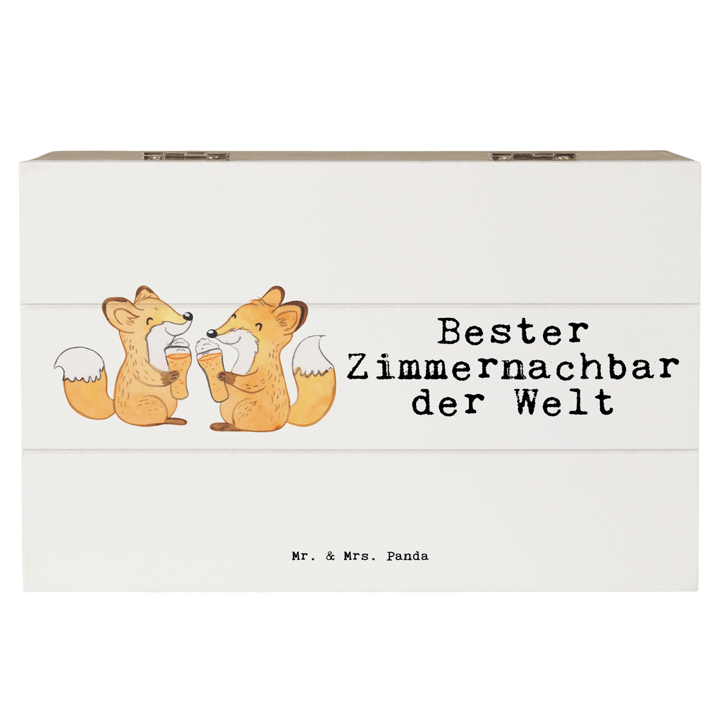 Holzkiste Fuchs Bester Zimmernachbar der Welt Zimmernachbar, Zimmernachbarn, Zimmer, Krankenhaus, Patient, Kollegin, Wohnheim, Nachbar, WG, Studentenwohnheim Holzkiste, Kiste, Schatzkiste, Truhe, Schatulle, XXL,  Erinnerungsbox, Erinnerungskiste, Dekokiste, Aufbewahrungsbox  für, Dankeschön, Geschenk, Schenken, Geburtstag, Geburtstagsgeschenk, Geschenkidee, Danke, Bedanken, Mitbringsel, Freude machen, Geschenktipp