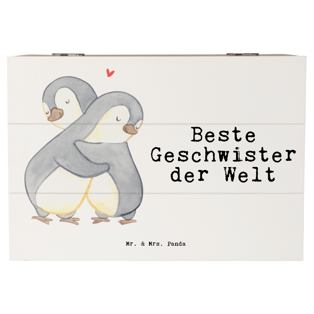 Holzkiste Pinguin Beste Geschwister der Welt Geschwister, Geschwisterchen, Bruder, Schwester, Schwestern, Brüder, Familie, Nachwuchs, Geburtstagsgeschenk, Geburtstag,  Holzkiste, Kiste, Schatzkiste, Truhe, Schatulle, XXL,  Erinnerungsbox, Erinnerungskiste, Dekokiste, Aufbewahrungsbox  für, Dankeschön, Geschenk, Schenken, Geburtstag, Geburtstagsgeschenk, Geschenkidee, Danke, Bedanken, Mitbringsel, Freude machen, Geschenktipp