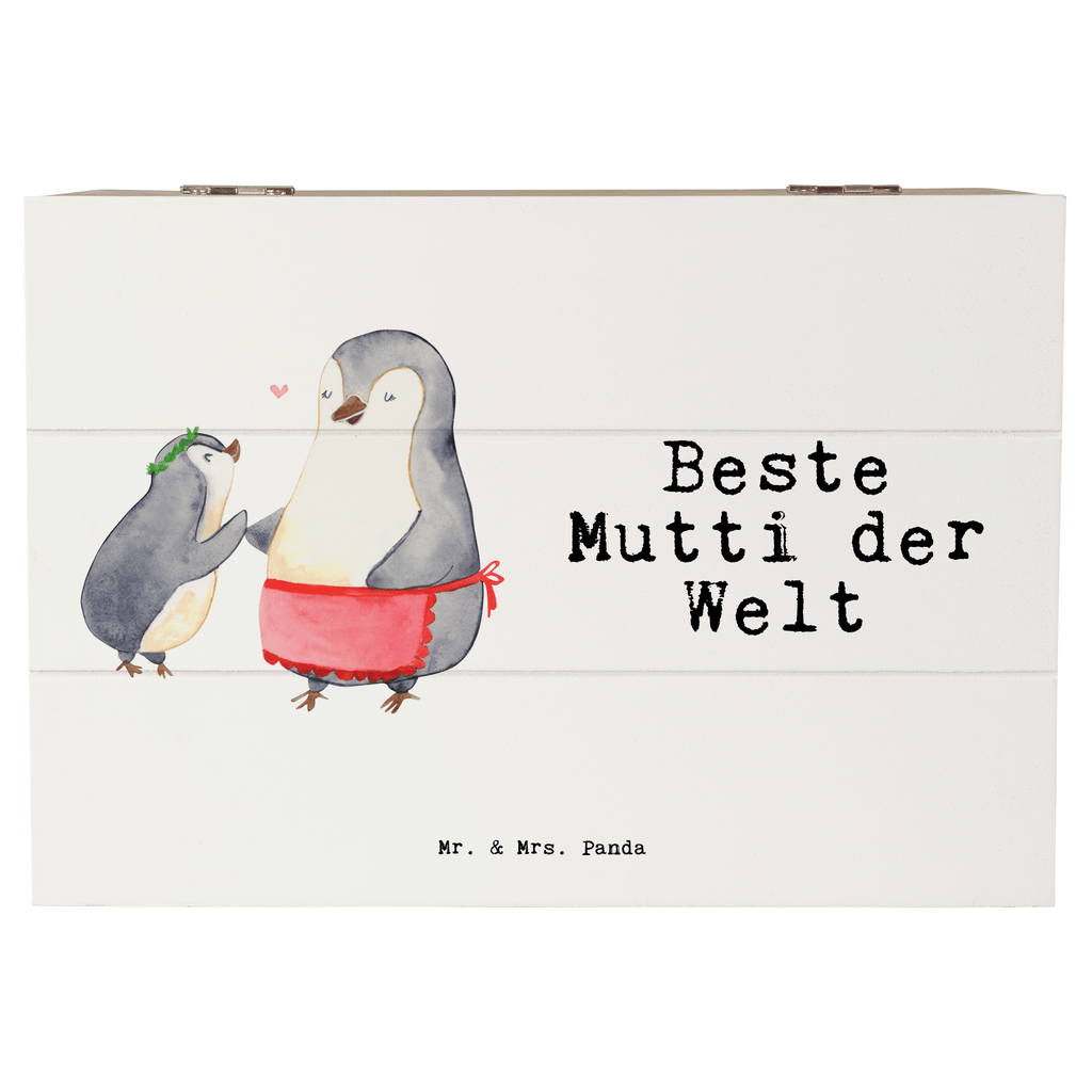 Holzkiste Pinguin Beste Mutti der Welt Mama, Mami, Mutter, Muttertag, Mutti, Ma, Tochter, Sohn, Dankeschön, Danke, Beste Mama, Beste, Supermama Holzkiste, Kiste, Schatzkiste, Truhe, Schatulle, XXL,  Erinnerungsbox, Erinnerungskiste, Dekokiste, Aufbewahrungsbox  für, Dankeschön, Geschenk, Schenken, Geburtstag, Geburtstagsgeschenk, Geschenkidee, Danke, Bedanken, Mitbringsel, Freude machen, Geschenktipp