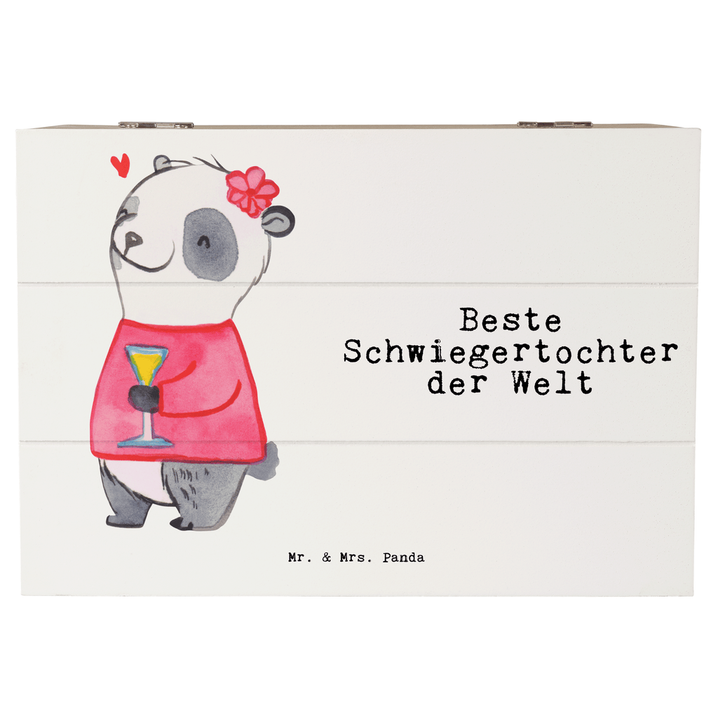 Holzkiste Panda Beste Schwiegertochter der Welt Schwiegertochter, Tochter, Ehefrau des Sohns, Frau, angeheiratet, Hochzeit, Dankeschön Holzkiste, Kiste, Schatzkiste, Truhe, Schatulle, XXL,  Erinnerungsbox, Erinnerungskiste, Dekokiste, Aufbewahrungsbox  für, Dankeschön, Geschenk, Schenken, Geburtstag, Geburtstagsgeschenk, Geschenkidee, Danke, Bedanken, Mitbringsel, Freude machen, Geschenktipp
