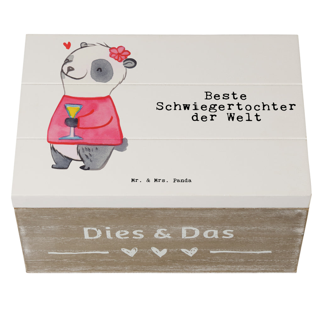 Holzkiste Panda Beste Schwiegertochter der Welt Schwiegertochter, Tochter, Ehefrau des Sohns, Frau, angeheiratet, Hochzeit, Dankeschön Holzkiste, Kiste, Schatzkiste, Truhe, Schatulle, XXL,  Erinnerungsbox, Erinnerungskiste, Dekokiste, Aufbewahrungsbox  für, Dankeschön, Geschenk, Schenken, Geburtstag, Geburtstagsgeschenk, Geschenkidee, Danke, Bedanken, Mitbringsel, Freude machen, Geschenktipp