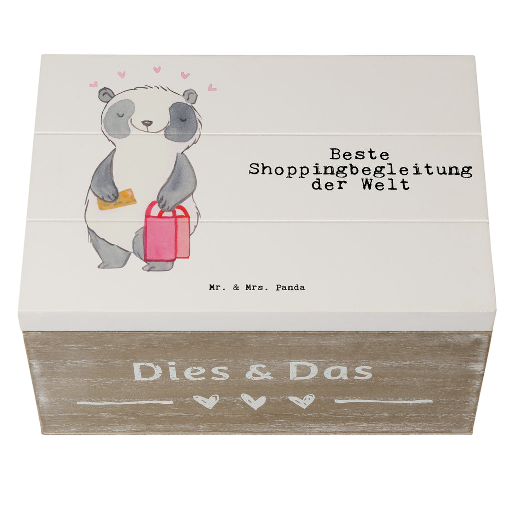 Holzkiste Panda Beste Shoppingbegleitung der Welt Shoppingbegleitung, Shoppingpartner, Begleitung, Shoppen, Partner, Freundin, Freund, bff, Shopping, Einkaufen, Shopping-Queen, Queen, Bester,   Holzkiste, Kiste, Schatzkiste, Truhe, Schatulle, XXL,  Erinnerungsbox, Erinnerungskiste, Dekokiste, Aufbewahrungsbox  für, Dankeschön, Geschenk, Schenken, Geburtstag, Geburtstagsgeschenk, Geschenkidee, Danke, Bedanken, Mitbringsel, Freude machen, Geschenktipp