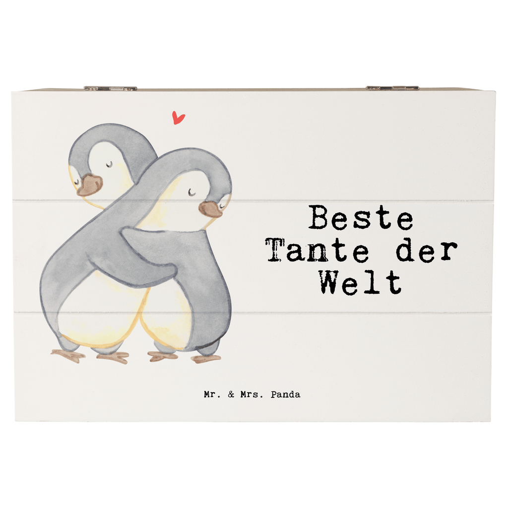 Holzkiste Pinguin Beste Tante der Welt Tante, Patentante, Paten Tante, Lieblingstante, Taufpartner, Taufe, Familie, Geschenk, Mitbringsel, Kleinigkeit, Dankeschön, Nichte, Neffe Holzkiste, Kiste, Schatzkiste, Truhe, Schatulle, XXL,  Erinnerungsbox, Erinnerungskiste, Dekokiste, Aufbewahrungsbox  für, Dankeschön, Geschenk, Schenken, Geburtstag, Geburtstagsgeschenk, Geschenkidee, Danke, Bedanken, Mitbringsel, Freude machen, Geschenktipp