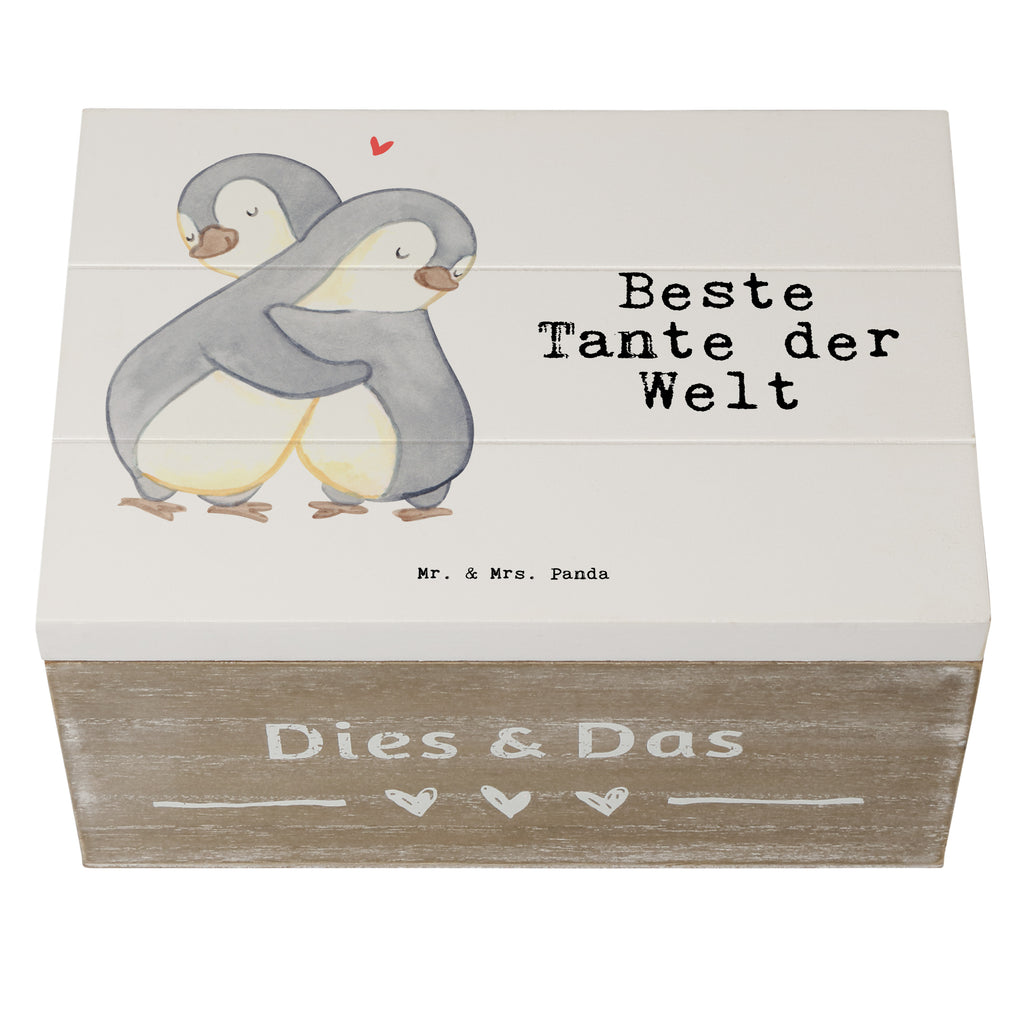 Holzkiste Pinguin Beste Tante der Welt Tante, Patentante, Paten Tante, Lieblingstante, Taufpartner, Taufe, Familie, Geschenk, Mitbringsel, Kleinigkeit, Dankeschön, Nichte, Neffe Holzkiste, Kiste, Schatzkiste, Truhe, Schatulle, XXL,  Erinnerungsbox, Erinnerungskiste, Dekokiste, Aufbewahrungsbox  für, Dankeschön, Geschenk, Schenken, Geburtstag, Geburtstagsgeschenk, Geschenkidee, Danke, Bedanken, Mitbringsel, Freude machen, Geschenktipp