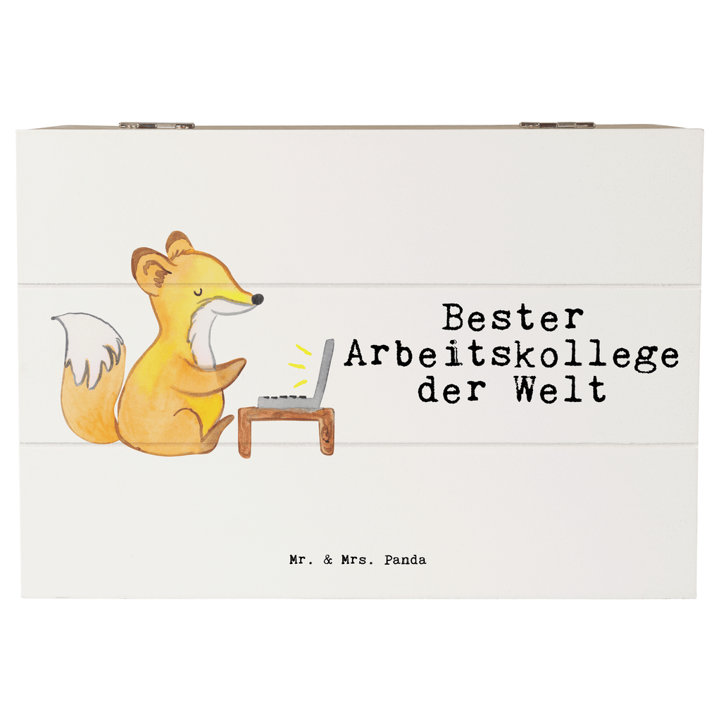 Holzkiste Fuchs Bester Arbeitskollege der Welt Arbeitskollege, Kollege, Büro, Abschiedsgeschenk, Ruhestand, Arbeit, Mitarbeiter, Berufsgenosse, Beruf, Dankeschön Holzkiste, Kiste, Schatzkiste, Truhe, Schatulle, XXL,  Erinnerungsbox, Erinnerungskiste, Dekokiste, Aufbewahrungsbox  für, Dankeschön, Geschenk, Schenken, Geburtstag, Geburtstagsgeschenk, Geschenkidee, Danke, Bedanken, Mitbringsel, Freude machen, Geschenktipp