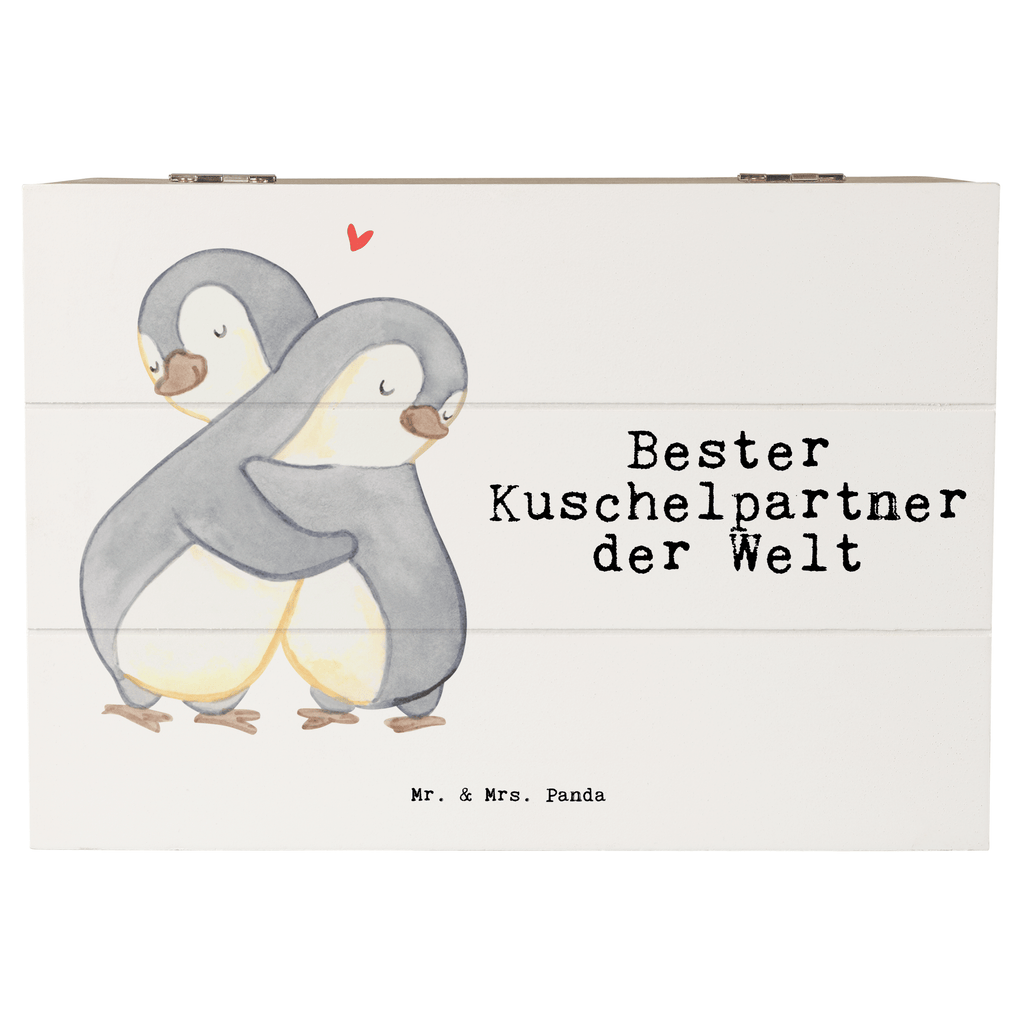 Holzkiste Pinguin Bester Kuschelpartner der Welt Kuschelpartner, Lebenspartner, Ehepartner, Partner, Ehemann, Ehefrau, Kuscheln, Netflix, Bett, Liebe, Freund, Freundin, Hochzeitstag, verliebt Holzkiste, Kiste, Schatzkiste, Truhe, Schatulle, XXL,  Erinnerungsbox, Erinnerungskiste, Dekokiste, Aufbewahrungsbox  für, Dankeschön, Geschenk, Schenken, Geburtstag, Geburtstagsgeschenk, Geschenkidee, Danke, Bedanken, Mitbringsel, Freude machen, Geschenktipp