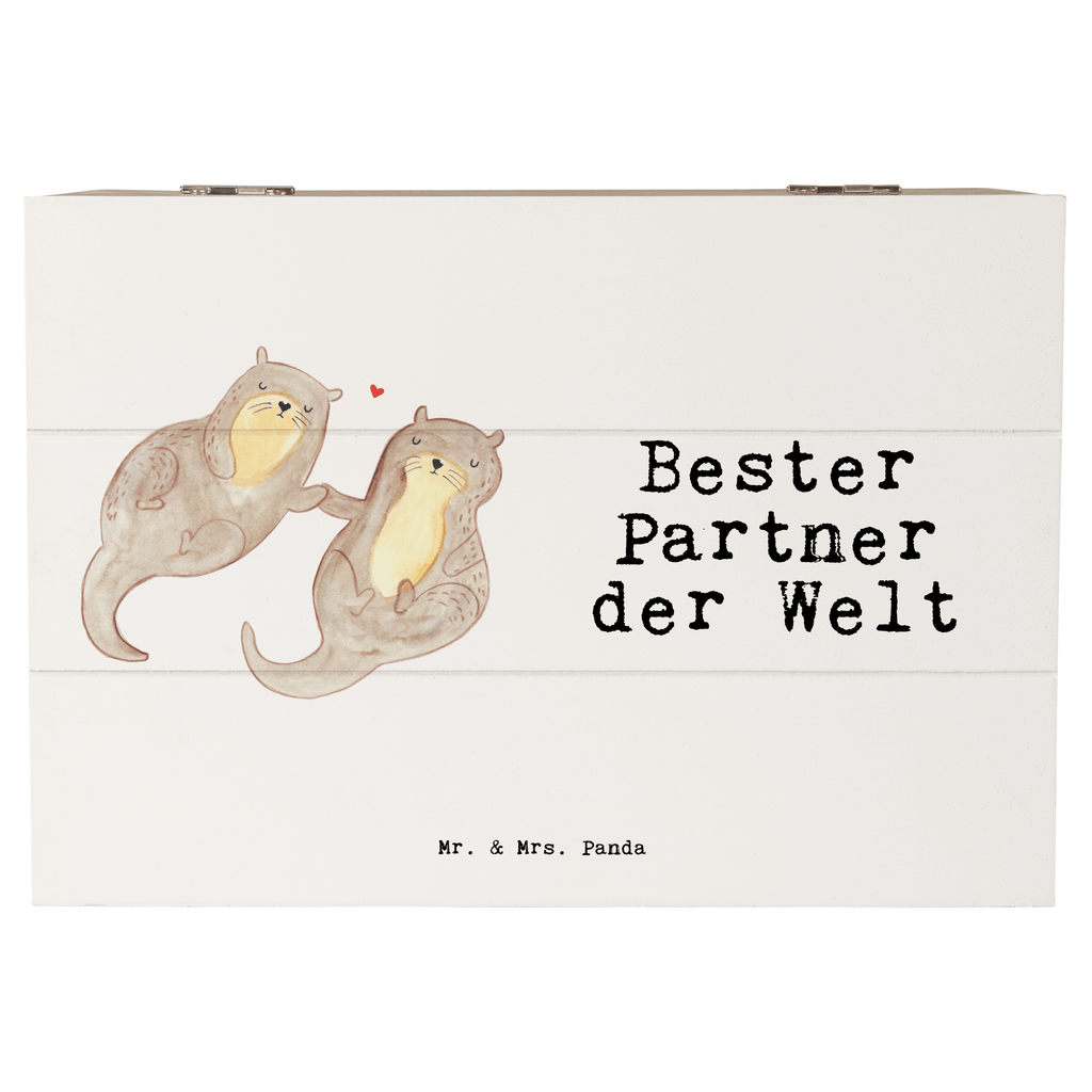 Holzkiste Otter Bester Partner der Welt Partner, Ehepartner, Mann, Frau, Ehefrau, Ehemann. Freundin, Freund, Lebensgefährte, Paar, Liebe  Holzkiste, Kiste, Schatzkiste, Truhe, Schatulle, XXL,  Erinnerungsbox, Erinnerungskiste, Dekokiste, Aufbewahrungsbox  für, Dankeschön, Geschenk, Schenken, Geburtstag, Geburtstagsgeschenk, Geschenkidee, Danke, Bedanken, Mitbringsel, Freude machen, Geschenktipp