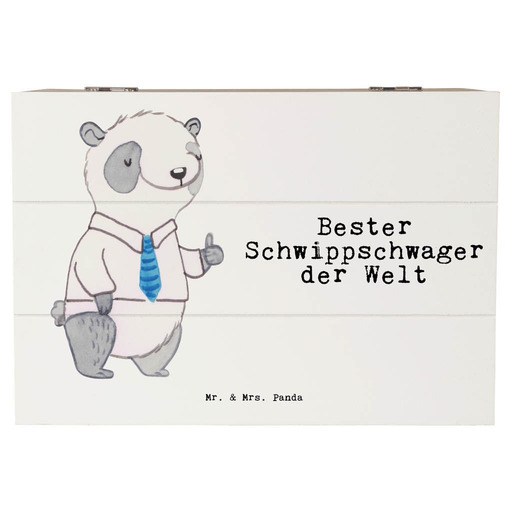 Holzkiste Panda Bester Schwippschwager der Welt Holzkiste, Kiste, Schatzkiste, Truhe, Schatulle, XXL, Erinnerungsbox, Erinnerungskiste, Dekokiste, Aufbewahrungsbox, für, Dankeschön, Geschenk, Schenken, Geburtstag, Geburtstagsgeschenk, Geschenkidee, Danke, Bedanken, Mitbringsel, Freude machen, Geschenktipp, Schwippschwager, Schwibschwager, Schwipschwager, Schwager, Schwager des Ehepartners, Familie, Verwandtschaft, angeheiratet