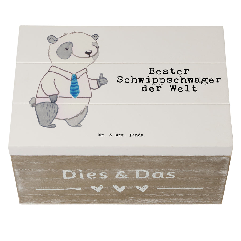 Holzkiste Panda Bester Schwippschwager der Welt Holzkiste, Kiste, Schatzkiste, Truhe, Schatulle, XXL, Erinnerungsbox, Erinnerungskiste, Dekokiste, Aufbewahrungsbox, für, Dankeschön, Geschenk, Schenken, Geburtstag, Geburtstagsgeschenk, Geschenkidee, Danke, Bedanken, Mitbringsel, Freude machen, Geschenktipp, Schwippschwager, Schwibschwager, Schwipschwager, Schwager, Schwager des Ehepartners, Familie, Verwandtschaft, angeheiratet
