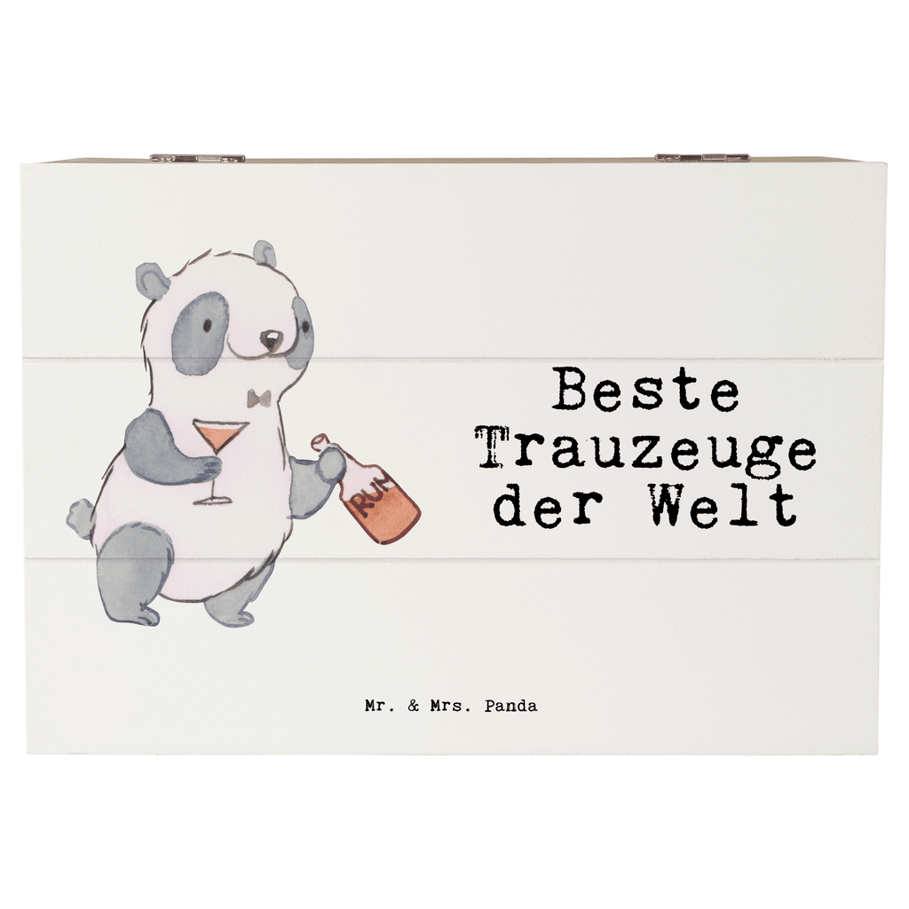 Holzkiste Panda Bester Trauzeuge der Welt Trauzeugen, Trauzeuge, Trauhzeugen, Hochzeit, Heirat, JGA, Trauung, Kirche, Standesamt, Dankeschön, Danke, Standesamt, Braut, Bräutigam Holzkiste, Kiste, Schatzkiste, Truhe, Schatulle, XXL,  Erinnerungsbox, Erinnerungskiste, Dekokiste, Aufbewahrungsbox  für, Dankeschön, Geschenk, Schenken, Geburtstag, Geburtstagsgeschenk, Geschenkidee, Danke, Bedanken, Mitbringsel, Freude machen, Geschenktipp