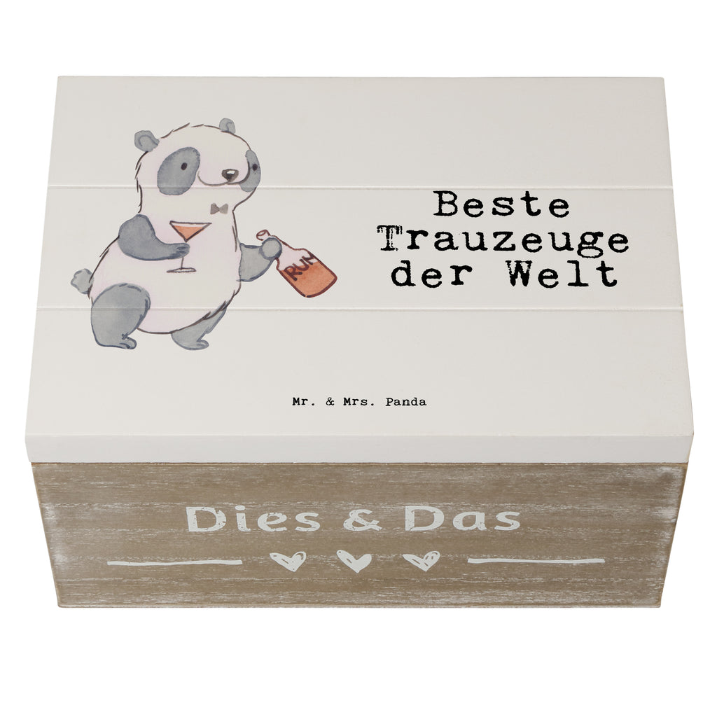 Holzkiste Panda Bester Trauzeuge der Welt Trauzeugen, Trauzeuge, Trauhzeugen, Hochzeit, Heirat, JGA, Trauung, Kirche, Standesamt, Dankeschön, Danke, Standesamt, Braut, Bräutigam Holzkiste, Kiste, Schatzkiste, Truhe, Schatulle, XXL,  Erinnerungsbox, Erinnerungskiste, Dekokiste, Aufbewahrungsbox  für, Dankeschön, Geschenk, Schenken, Geburtstag, Geburtstagsgeschenk, Geschenkidee, Danke, Bedanken, Mitbringsel, Freude machen, Geschenktipp
