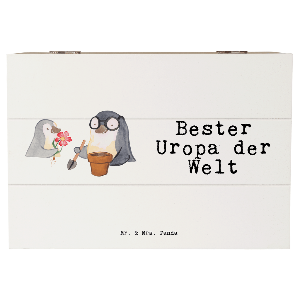 Holzkiste Pinguin Bester Uropa der Welt Uropa, Uhropa, Ur Opa, Urgroßeltern, Grossvater, Großvater, Opa, Opi. Großpapa, Großeltern, Enkel, Enkelin, Enkelkind, Geschenk, Geburtstag, Kleinigkeit, Oppa, Oppi, Bester, Mitbringsel, Uropa Mitbringsel Holzkiste, Kiste, Schatzkiste, Truhe, Schatulle, XXL,  Erinnerungsbox, Erinnerungskiste, Dekokiste, Aufbewahrungsbox  für, Dankeschön, Geschenk, Schenken, Geburtstag, Geburtstagsgeschenk, Geschenkidee, Danke, Bedanken, Mitbringsel, Freude machen, Geschenktipp