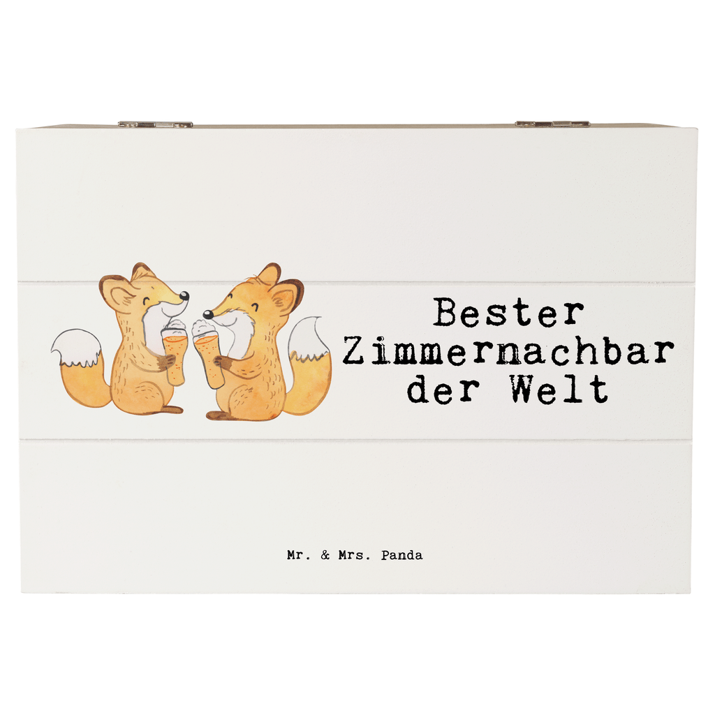 Holzkiste Fuchs Bester Zimmernachbar der Welt Zimmernachbar, Zimmernachbarn, Zimmer, Krankenhaus, Patient, Kollegin, Wohnheim, Nachbar, WG, Studentenwohnheim Holzkiste, Kiste, Schatzkiste, Truhe, Schatulle, XXL,  Erinnerungsbox, Erinnerungskiste, Dekokiste, Aufbewahrungsbox  für, Dankeschön, Geschenk, Schenken, Geburtstag, Geburtstagsgeschenk, Geschenkidee, Danke, Bedanken, Mitbringsel, Freude machen, Geschenktipp