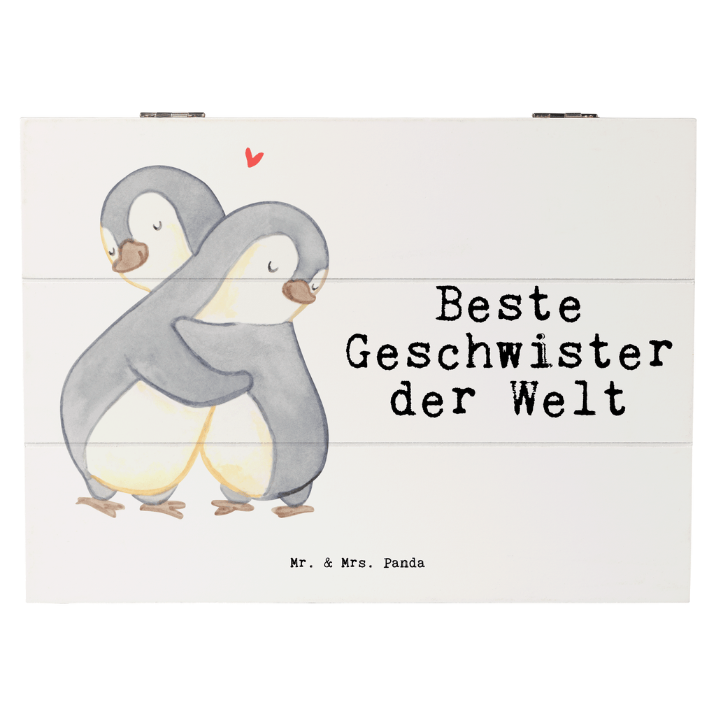 Holzkiste Pinguin Beste Geschwister der Welt Geschwister, Geschwisterchen, Bruder, Schwester, Schwestern, Brüder, Familie, Nachwuchs, Geburtstagsgeschenk, Geburtstag,  Holzkiste, Kiste, Schatzkiste, Truhe, Schatulle, XXL,  Erinnerungsbox, Erinnerungskiste, Dekokiste, Aufbewahrungsbox  für, Dankeschön, Geschenk, Schenken, Geburtstag, Geburtstagsgeschenk, Geschenkidee, Danke, Bedanken, Mitbringsel, Freude machen, Geschenktipp