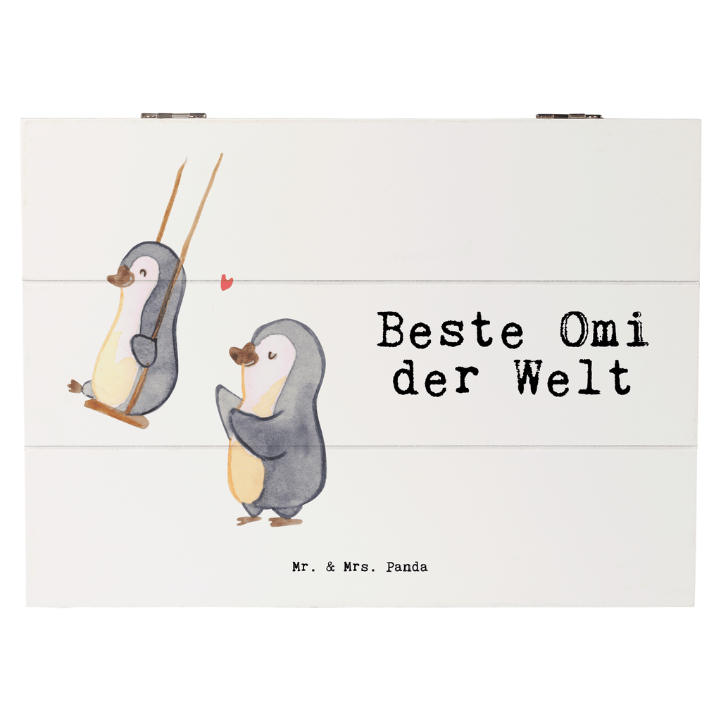 Holzkiste Pinguin Beste Omi der Welt Großmutter, Oma, Omi, Großpapa, Großmama, Enkel, Enkelin, Enkelkind, Geschenk, Geburtstag, Kleinigkeit, Ommi, Omma, Bester, Mitbringsel Holzkiste, Kiste, Schatzkiste, Truhe, Schatulle, XXL,  Erinnerungsbox, Erinnerungskiste, Dekokiste, Aufbewahrungsbox  für, Dankeschön, Geschenk, Schenken, Geburtstag, Geburtstagsgeschenk, Geschenkidee, Danke, Bedanken, Mitbringsel, Freude machen, Geschenktipp