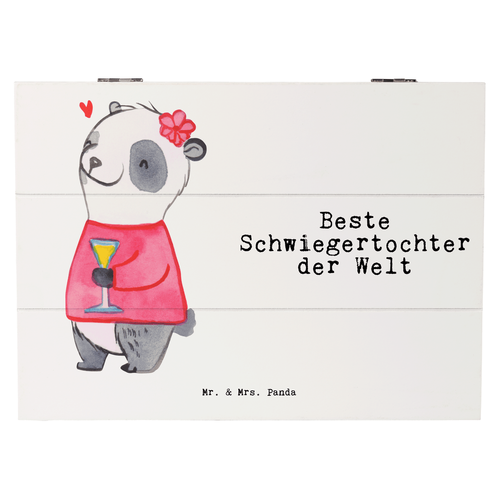 Holzkiste Panda Beste Schwiegertochter der Welt Schwiegertochter, Tochter, Ehefrau des Sohns, Frau, angeheiratet, Hochzeit, Dankeschön Holzkiste, Kiste, Schatzkiste, Truhe, Schatulle, XXL,  Erinnerungsbox, Erinnerungskiste, Dekokiste, Aufbewahrungsbox  für, Dankeschön, Geschenk, Schenken, Geburtstag, Geburtstagsgeschenk, Geschenkidee, Danke, Bedanken, Mitbringsel, Freude machen, Geschenktipp