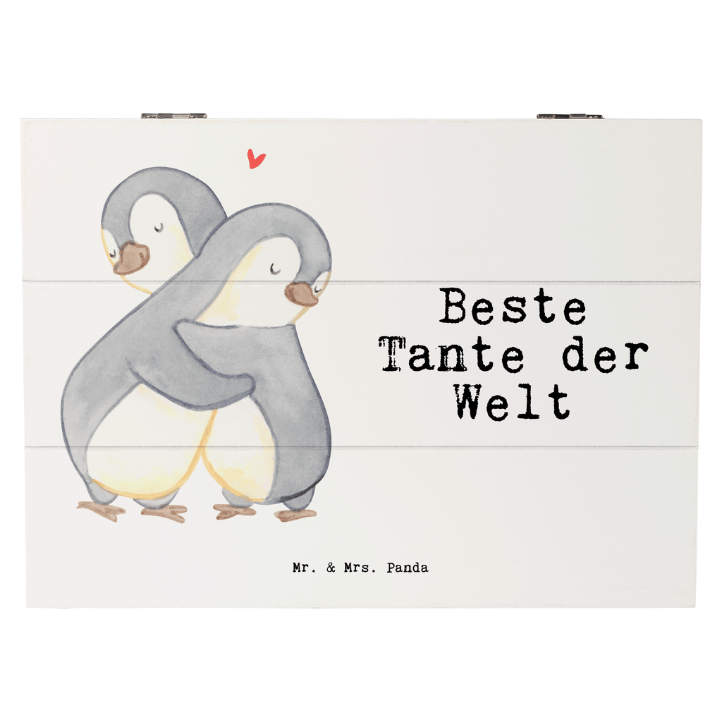 Holzkiste Pinguin Beste Tante der Welt Tante, Patentante, Paten Tante, Lieblingstante, Taufpartner, Taufe, Familie, Geschenk, Mitbringsel, Kleinigkeit, Dankeschön, Nichte, Neffe Holzkiste, Kiste, Schatzkiste, Truhe, Schatulle, XXL,  Erinnerungsbox, Erinnerungskiste, Dekokiste, Aufbewahrungsbox  für, Dankeschön, Geschenk, Schenken, Geburtstag, Geburtstagsgeschenk, Geschenkidee, Danke, Bedanken, Mitbringsel, Freude machen, Geschenktipp