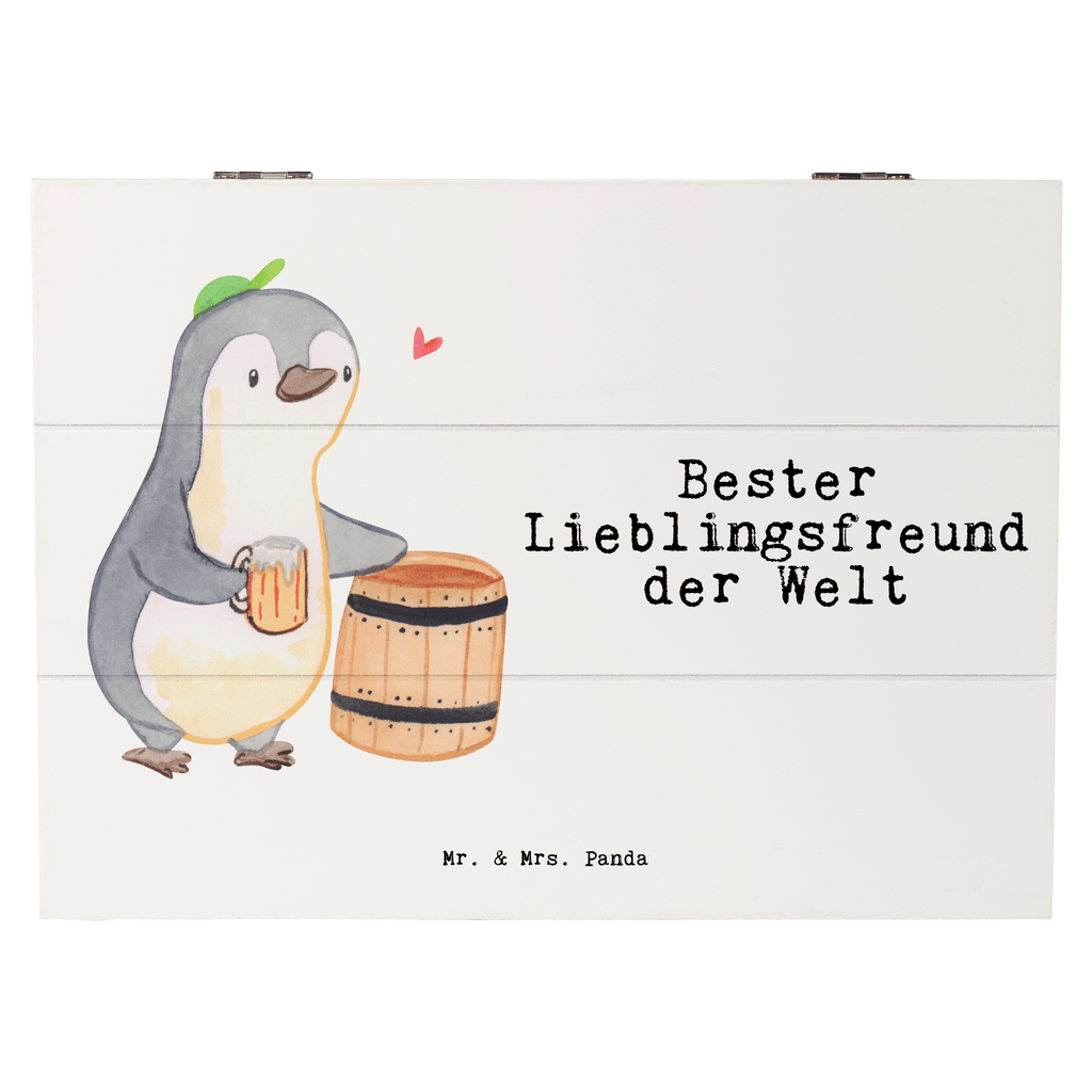 Holzkiste Pinguin Bester Lieblingsfreund der Welt Lieblingsfreund, Freund, Partner, Lieblingsmensch, Lieblings Mensch, Liebling, Partner, Bae, bester Freund, Liebe, Herz, Love Holzkiste, Kiste, Schatzkiste, Truhe, Schatulle, XXL,  Erinnerungsbox, Erinnerungskiste, Dekokiste, Aufbewahrungsbox  für, Dankeschön, Geschenk, Schenken, Geburtstag, Geburtstagsgeschenk, Geschenkidee, Danke, Bedanken, Mitbringsel, Freude machen, Geschenktipp