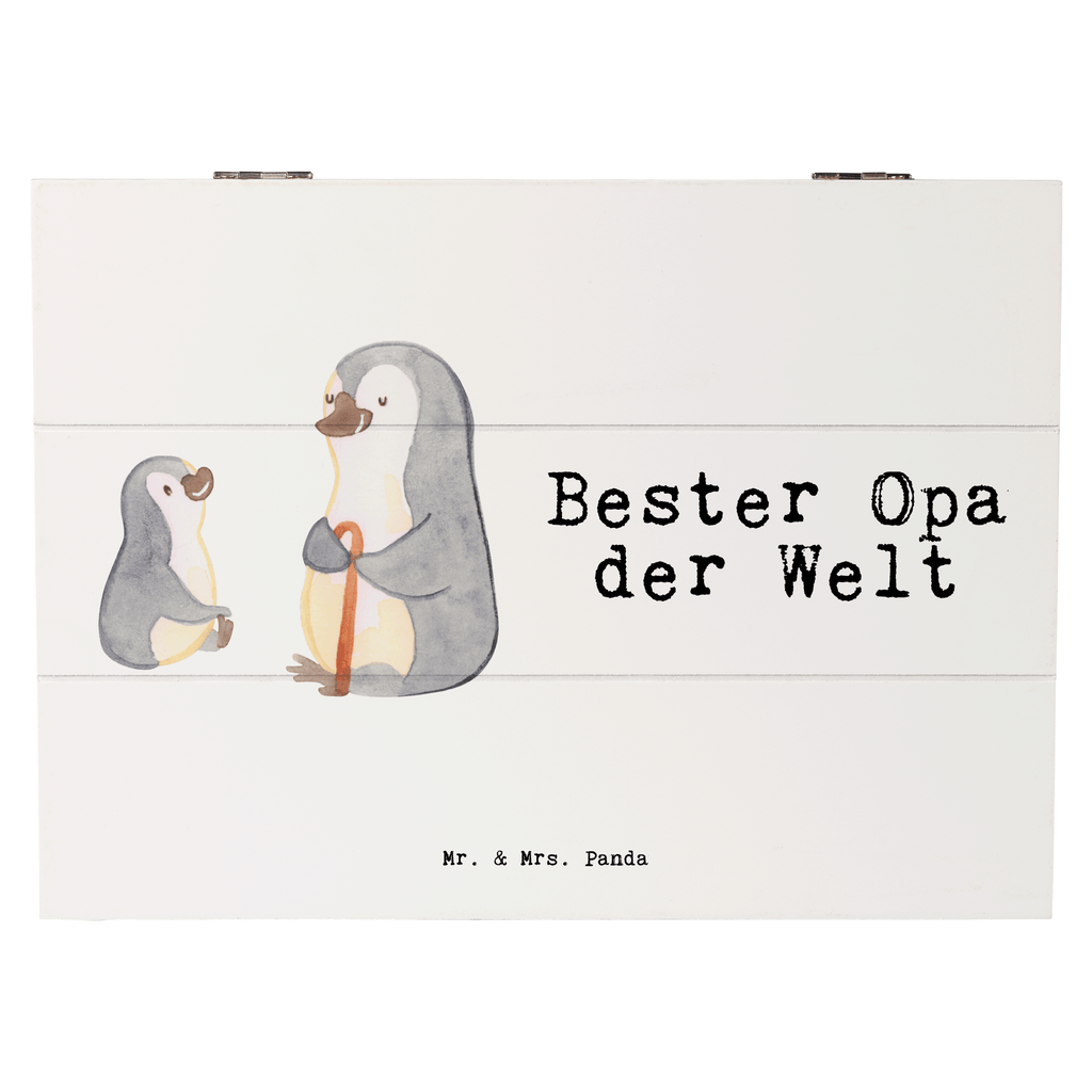 Holzkiste Pinguin Bester Opa der Welt Großvater, Grossvater, Opa, Opi. Großpapa, Großeltern, Enkel, Enkelin, Enkelkind, Geschenk, Geburtstag, Kleinigkeit, Oppa, Oppi, Bester, Mitbringsel Holzkiste, Kiste, Schatzkiste, Truhe, Schatulle, XXL,  Erinnerungsbox, Erinnerungskiste, Dekokiste, Aufbewahrungsbox  für, Dankeschön, Geschenk, Schenken, Geburtstag, Geburtstagsgeschenk, Geschenkidee, Danke, Bedanken, Mitbringsel, Freude machen, Geschenktipp