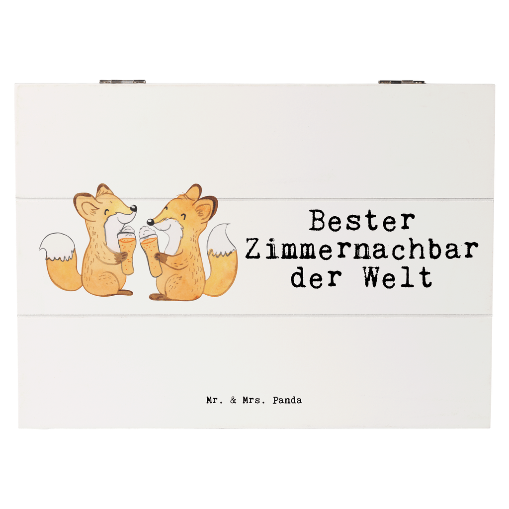 Holzkiste Fuchs Bester Zimmernachbar der Welt Zimmernachbar, Zimmernachbarn, Zimmer, Krankenhaus, Patient, Kollegin, Wohnheim, Nachbar, WG, Studentenwohnheim Holzkiste, Kiste, Schatzkiste, Truhe, Schatulle, XXL,  Erinnerungsbox, Erinnerungskiste, Dekokiste, Aufbewahrungsbox  für, Dankeschön, Geschenk, Schenken, Geburtstag, Geburtstagsgeschenk, Geschenkidee, Danke, Bedanken, Mitbringsel, Freude machen, Geschenktipp