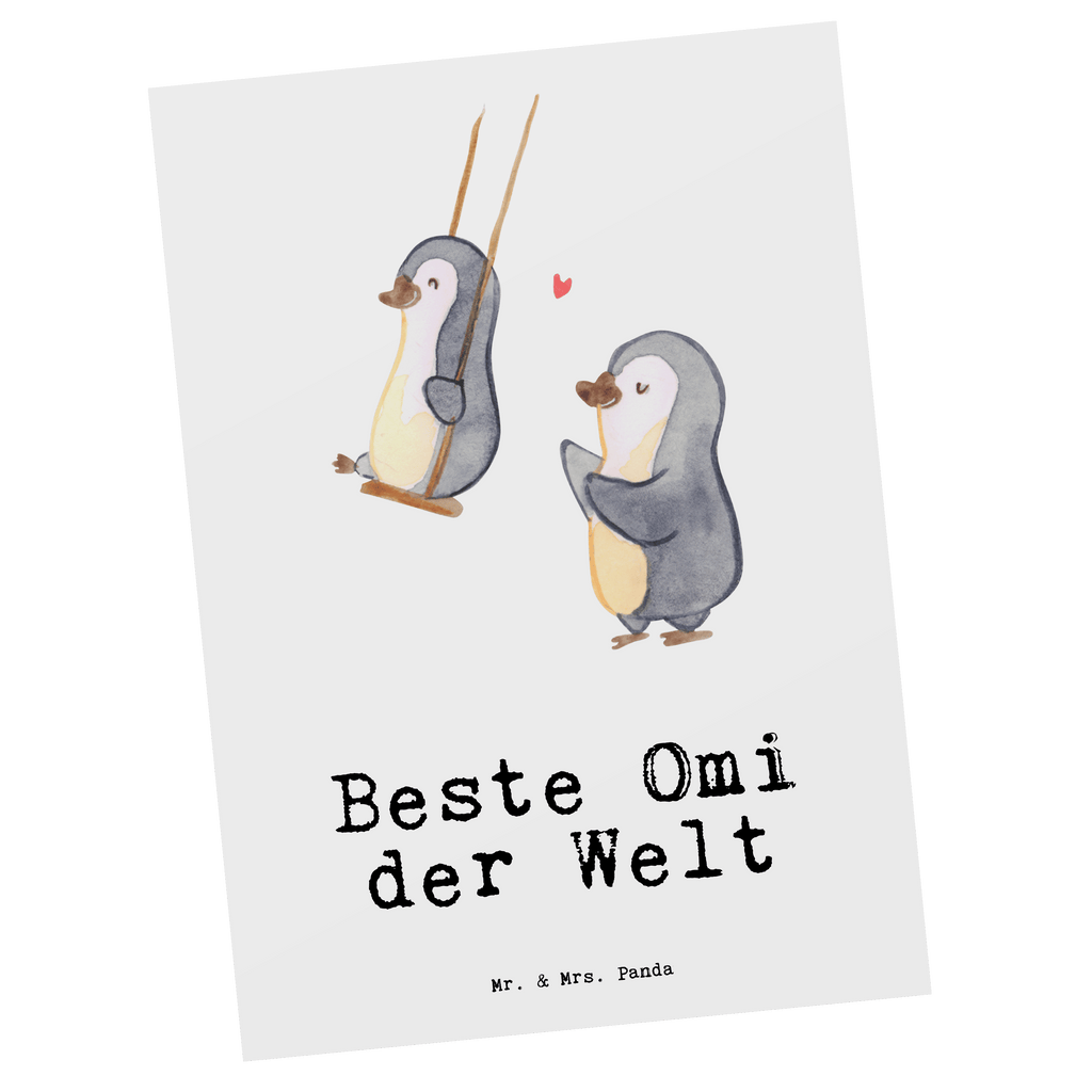 Postkarte Pinguin Beste Omi der Welt Geschenkkarte, Grußkarte, Karte, Einladung, Ansichtskarte, Geburtstagskarte, Einladungskarte, Dankeskarte, für, Dankeschön, Geschenk, Schenken, Geburtstag, Geburtstagsgeschenk, Geschenkidee, Danke, Bedanken, Mitbringsel, Freude machen, Geschenktipp, Großmutter, Oma, Omi, Großpapa, Großmama, Enkel, Enkelin, Enkelkind, Kleinigkeit, Ommi, Omma, Bester
