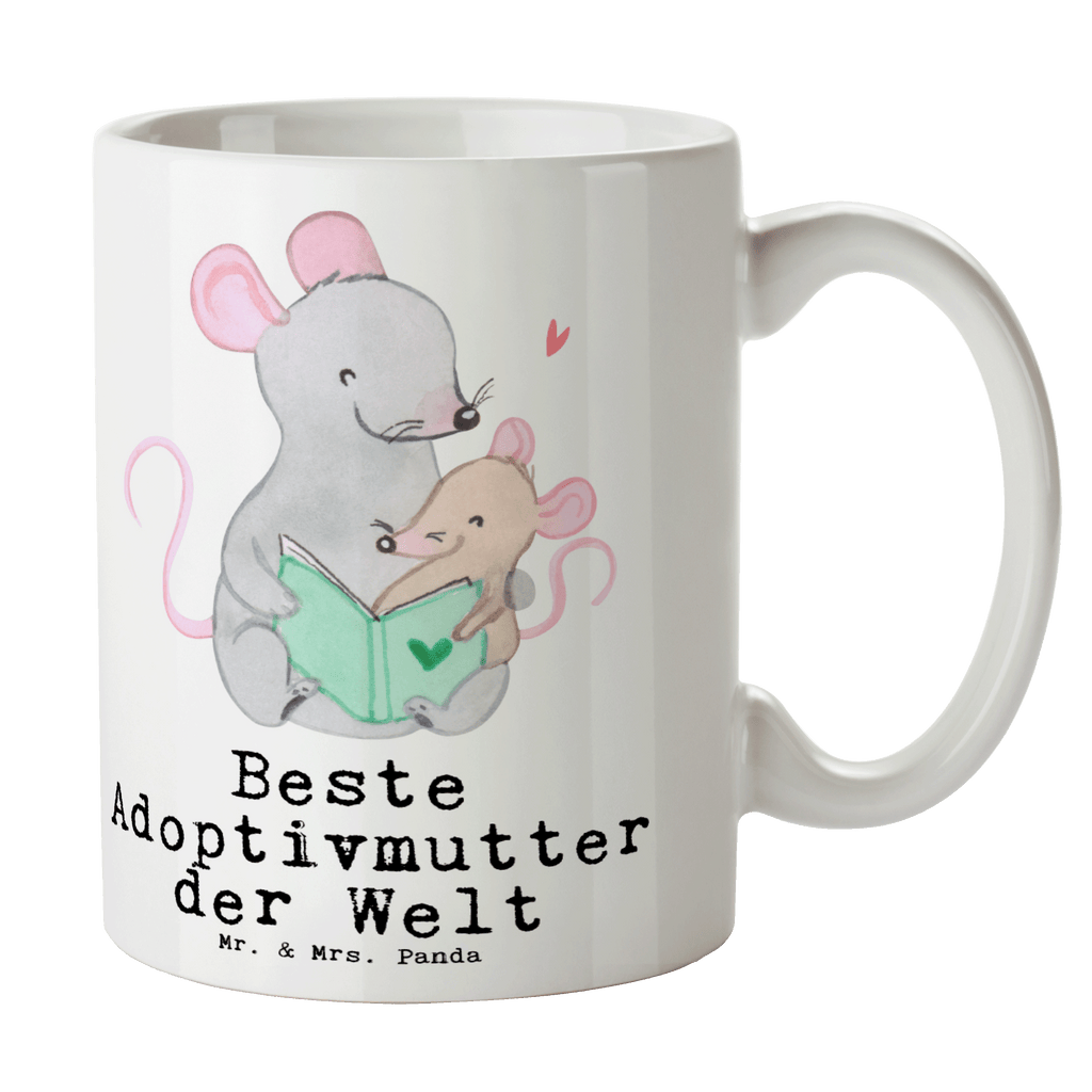 Tasse Maus Beste Adoptivmutter der Welt Becher, Kaffeetasse, Kaffeebecher, Tee, Frühstück, Büro, für, Dankeschön, Geschenk, Schenken, Geburtstag, Geburtstagsgeschenk, Geschenkidee, Danke, Bedanken, Mitbringsel, Freude machen, Geschenktipp, Adoptivmutter, Adoptivmama, adoptiert, Mama, Mami, Mutter, Muttertag, Mutti, Ma, Tochter, Sohn, Beste Mama, Beste, Supermama