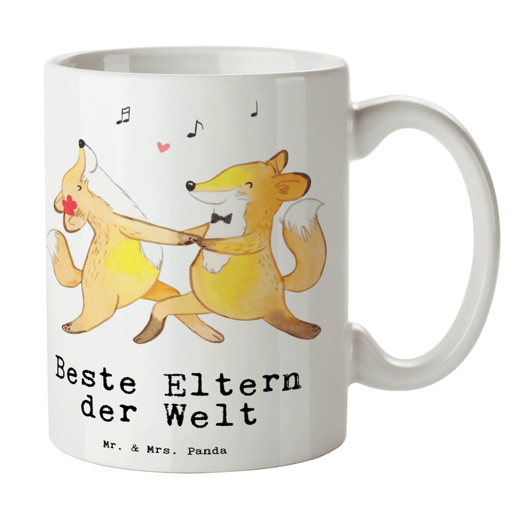 Tasse Fuchs Beste Eltern der Welt Becher, Kaffeetasse, Kaffeebecher, Tee, Frühstück, Büro, für, Dankeschön, Geschenk, Schenken, Geburtstag, Geburtstagsgeschenk, Geschenkidee, Danke, Bedanken, Mitbringsel, Freude machen, Geschenktipp, Eltern, Mama, Papa, Erzeuger, Mami, Papi, Familie, Elternpaar, Mama und Papa