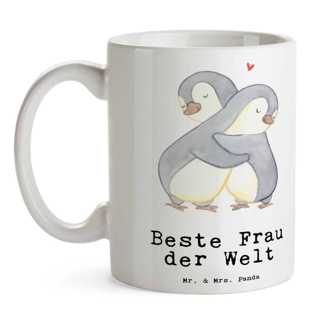 Tasse Pinguin Beste Frau der Welt Becher, Kaffeetasse, Kaffeebecher, Tee, Frühstück, Büro, für, Dankeschön, Geschenk, Schenken, Geburtstag, Geburtstagsgeschenk, Geschenkidee, Danke, Bedanken, Mitbringsel, Freude machen, Geschenktipp, Beste, Frau, Ehefrau, Partnerin, Freundin, Traumfrau, Liebling, Ehepartner, Ehe, Gattin, Lebensgefährtin, Braut, Kleinigkeit