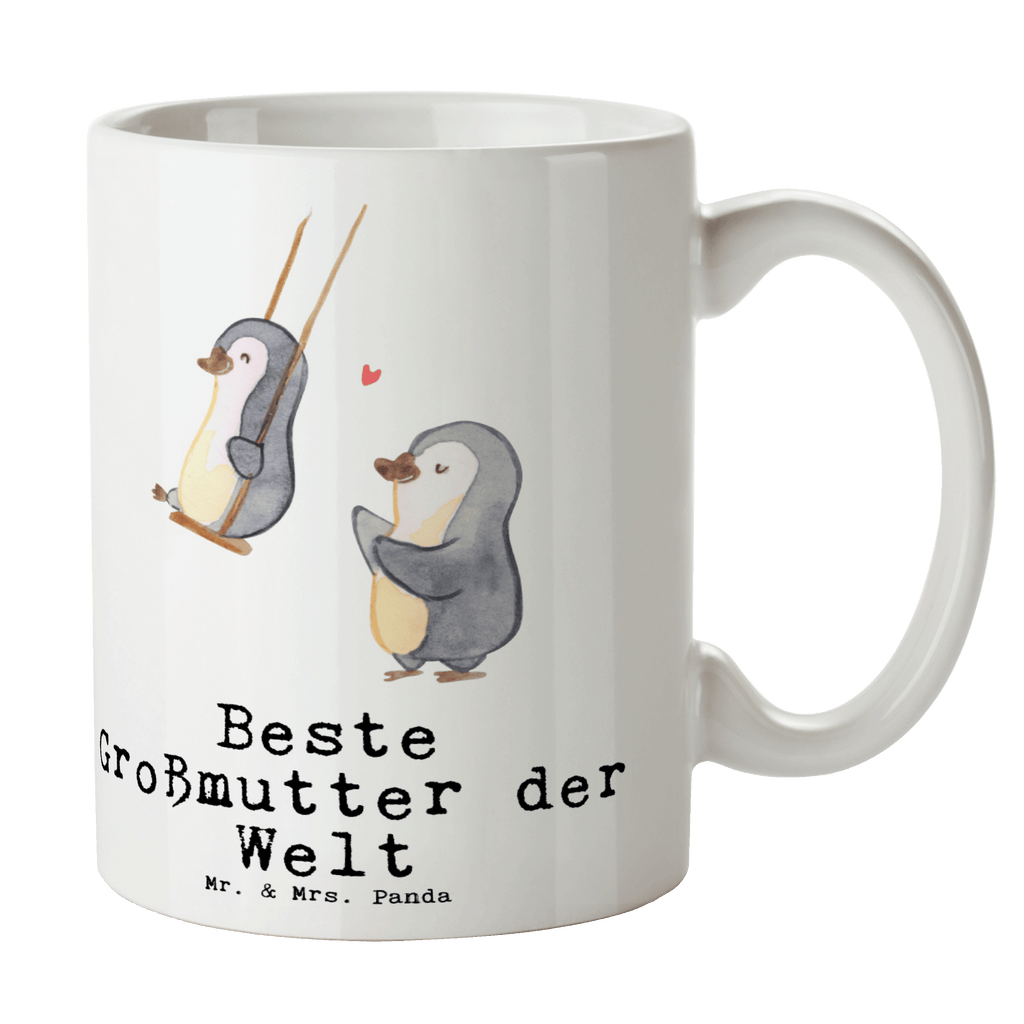 Tasse Pinguin Beste Großmutter der Welt Becher, Kaffeetasse, Kaffeebecher, Tee, Frühstück, Büro, für, Dankeschön, Geschenk, Schenken, Geburtstag, Geburtstagsgeschenk, Geschenkidee, Danke, Bedanken, Mitbringsel, Freude machen, Geschenktipp, Großmutter, Omi, Oma, Oma geworden, Grosseltern