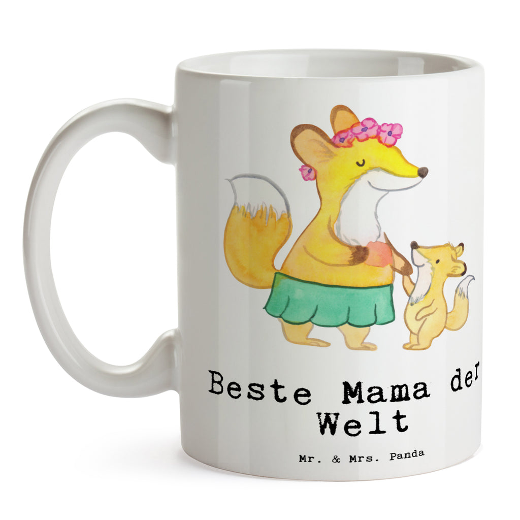 Tasse Fuchs Beste Mama der Welt Becher, Kaffeetasse, Kaffeebecher, Tee, Frühstück, Büro, für, Dankeschön, Geschenk, Schenken, Geburtstag, Geburtstagsgeschenk, Geschenkidee, Danke, Bedanken, Mitbringsel, Freude machen, Geschenktipp, Mama, Mami, Mutter, Muttertag, Mutti, Ma, Tochter, Sohn, Beste Mama, Beste, Supermama